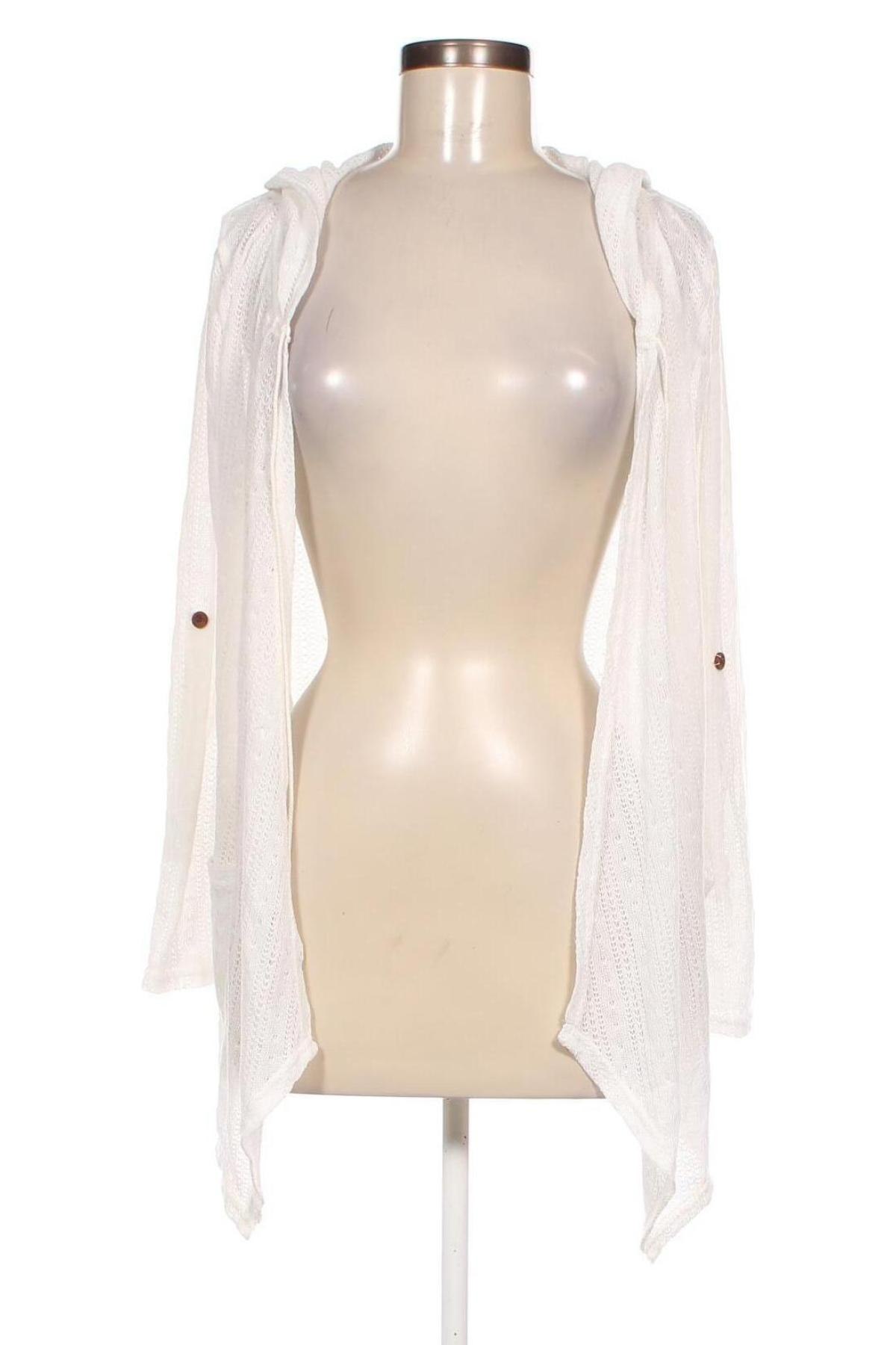 Damen Strickjacke Temt, Größe L, Farbe Weiß, Preis 4,24 €