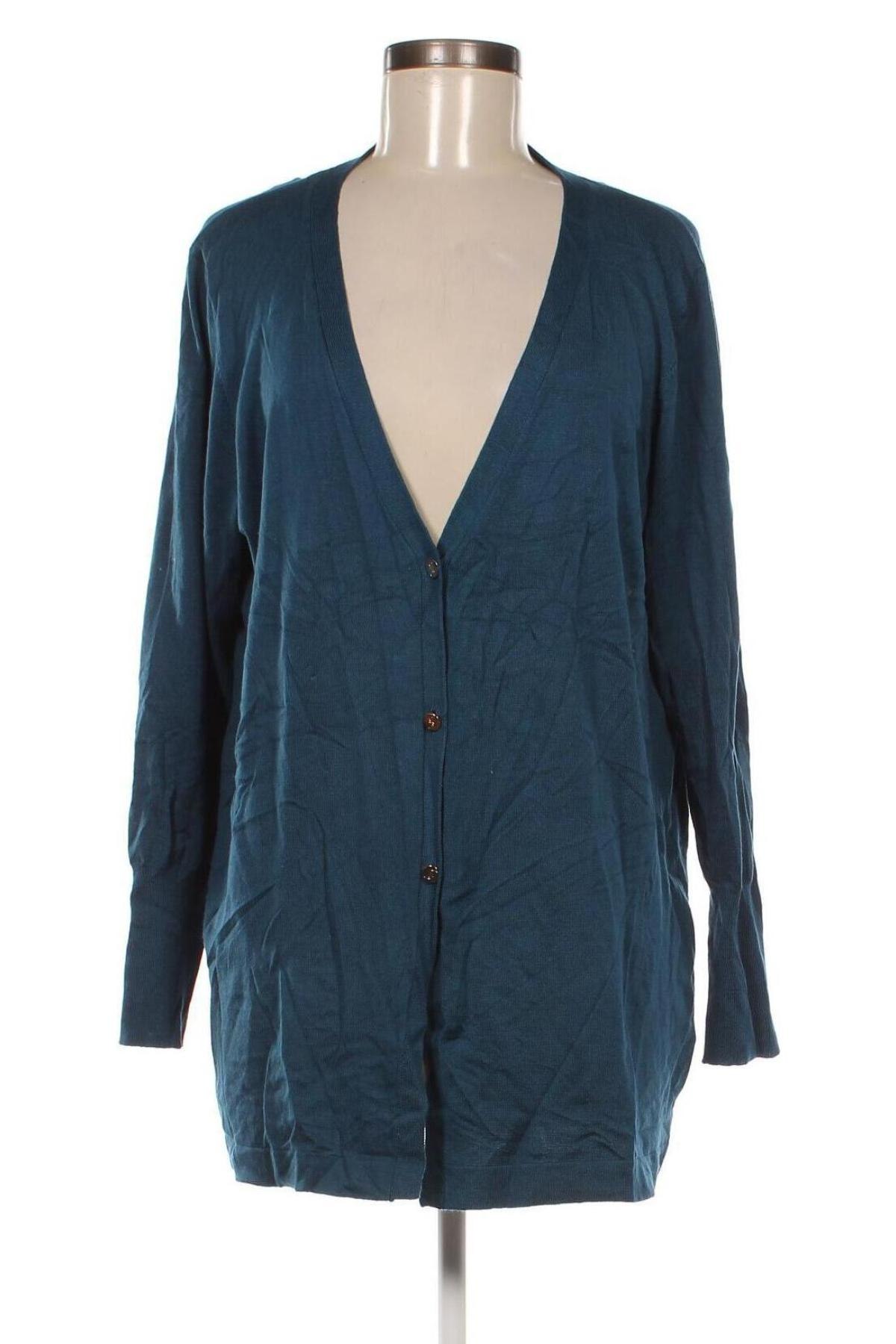 Γυναικεία ζακέτα Va Milano, Μέγεθος XL, Χρώμα Μπλέ, Τιμή 9,69 €
