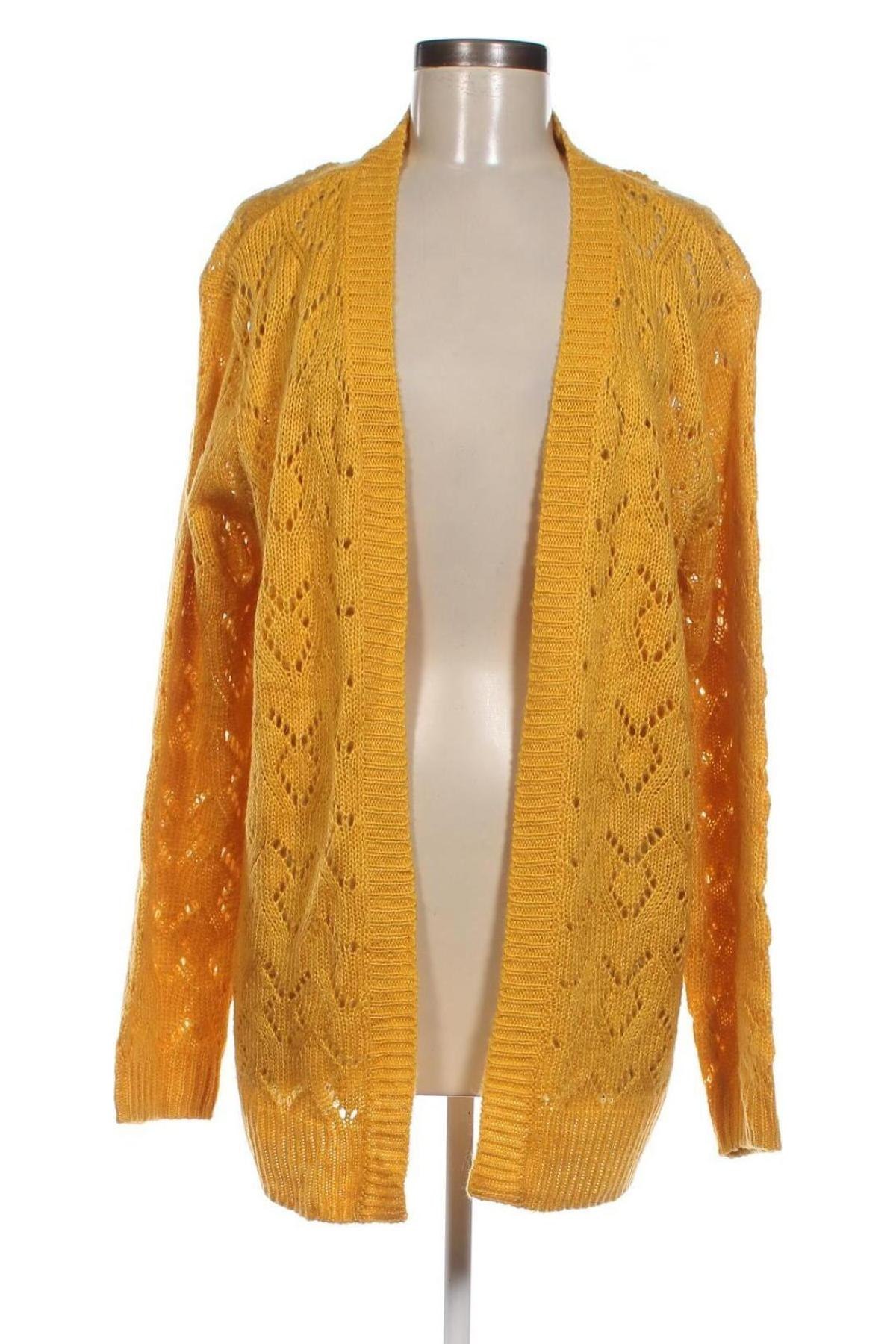 Γυναικεία ζακέτα Zeeman, Μέγεθος XL, Χρώμα Κίτρινο, Τιμή 6,28 €