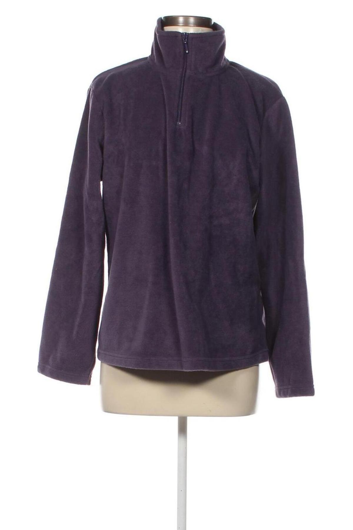 Damen Fleece Shirt Yessica, Größe XL, Farbe Lila, Preis 6,40 €
