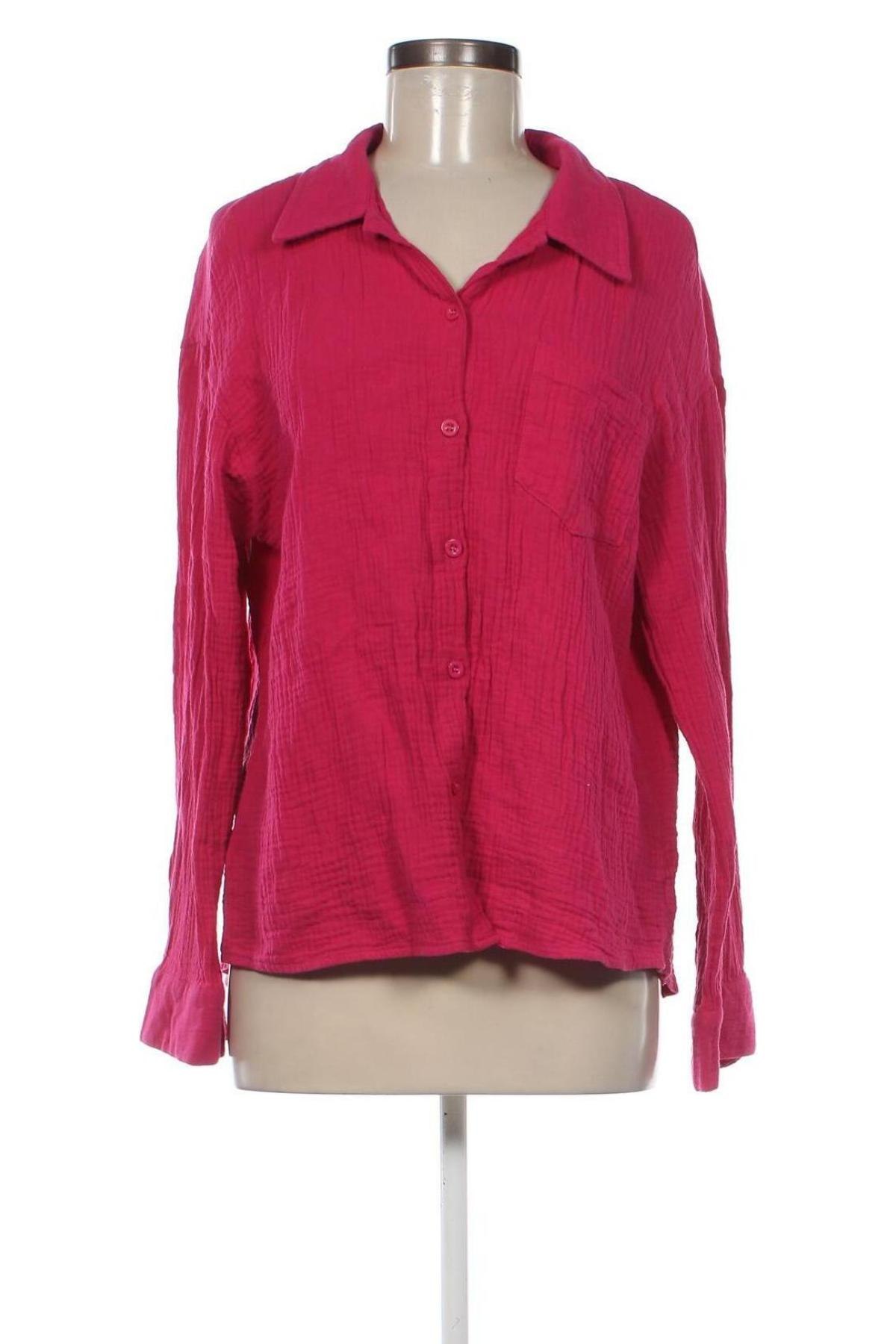 Γυναικείο πουκάμισο, Μέγεθος L, Χρώμα Ρόζ , Τιμή 8,35 €