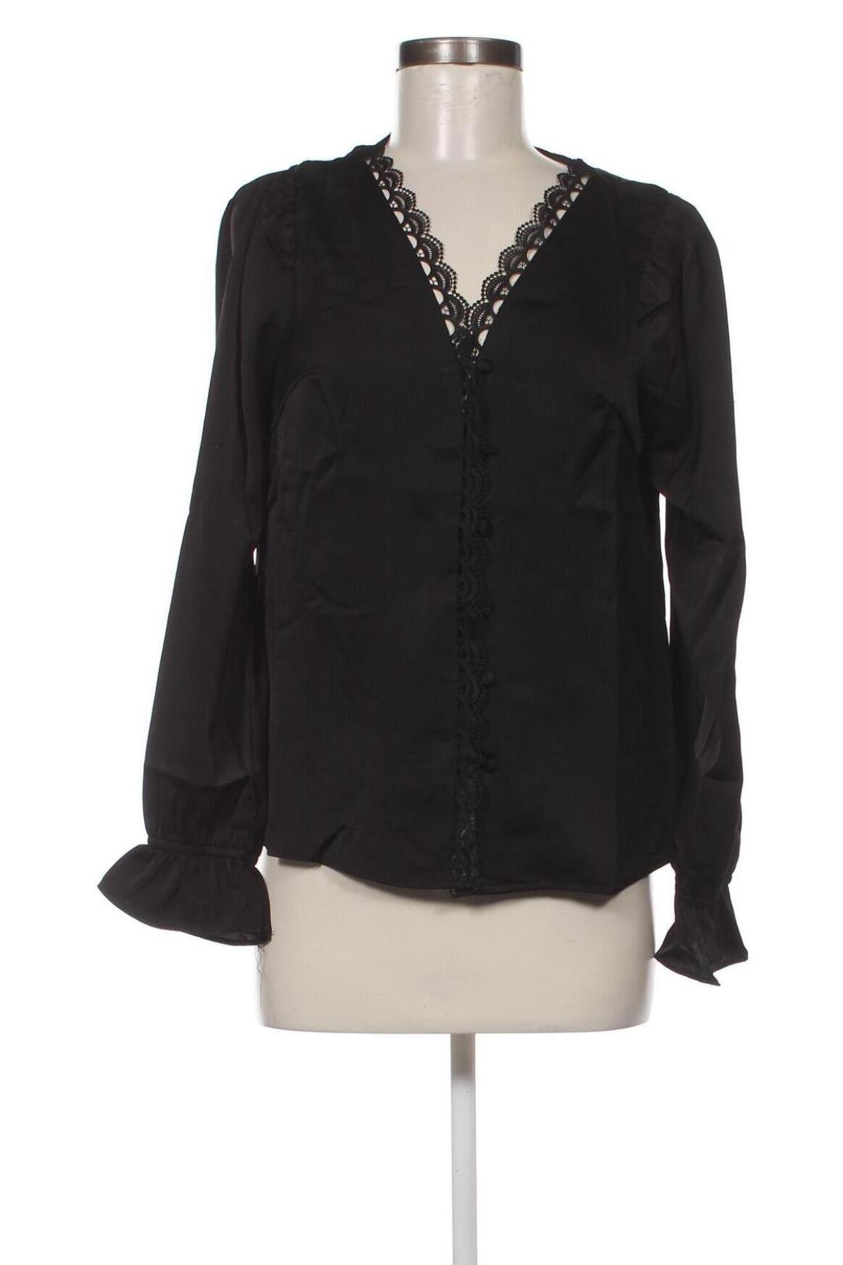 Γυναικείο πουκάμισο, Μέγεθος S, Χρώμα Μαύρο, Τιμή 7,22 €