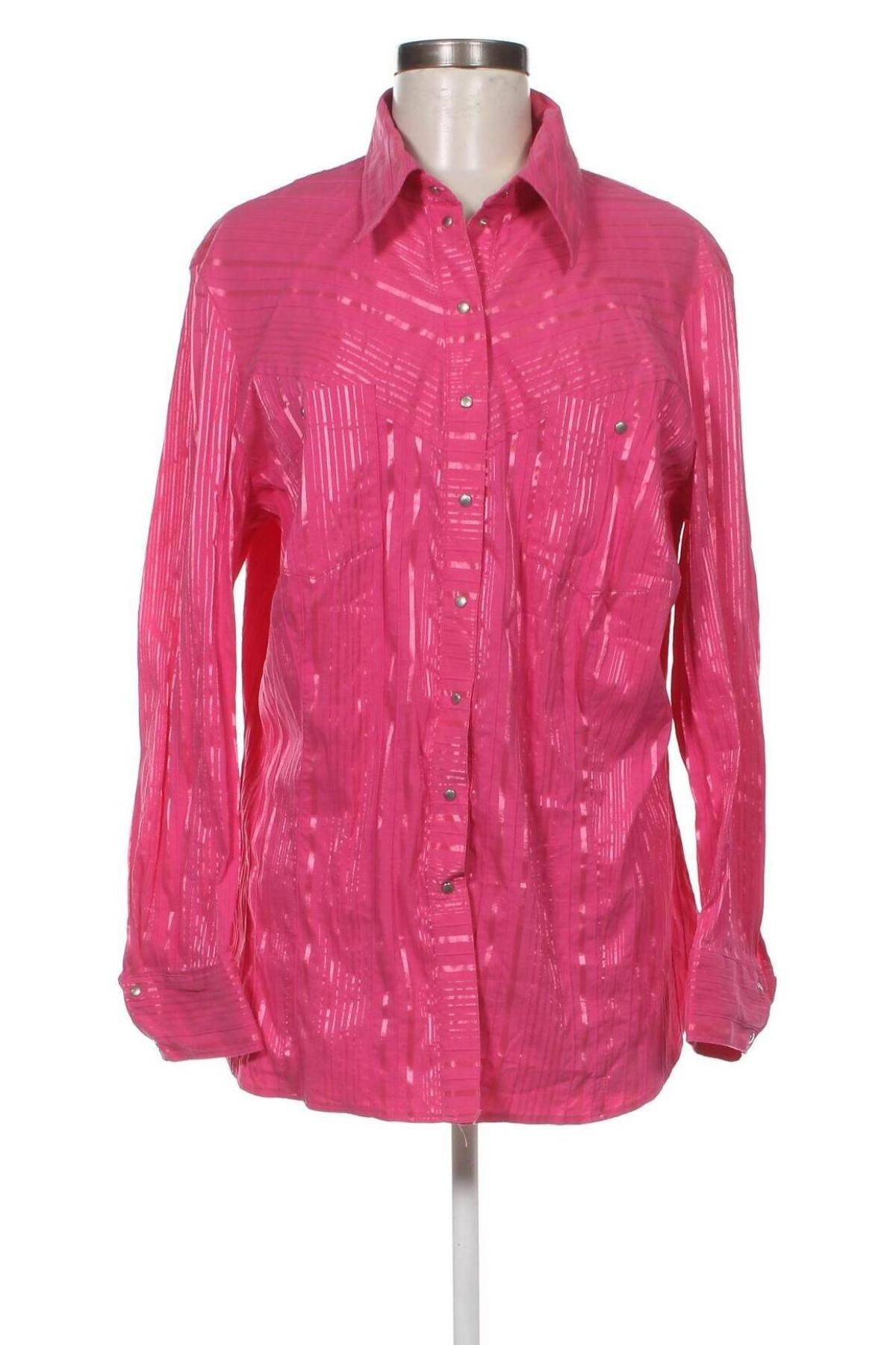 Γυναικείο πουκάμισο, Μέγεθος XXL, Χρώμα Ρόζ , Τιμή 10,82 €