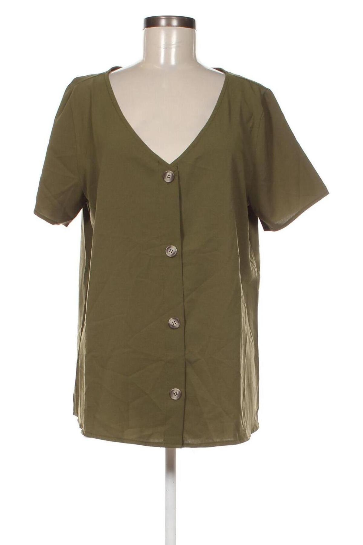 Γυναικείο πουκάμισο, Μέγεθος XL, Χρώμα Πράσινο, Τιμή 6,14 €