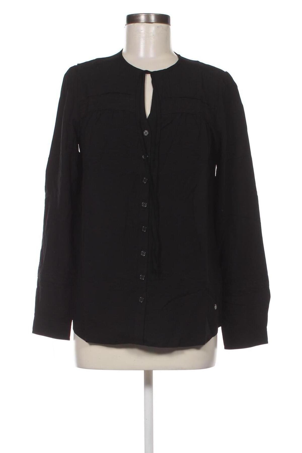 Γυναικείο πουκάμισο Ajc, Μέγεθος M, Χρώμα Μαύρο, Τιμή 7,22 €