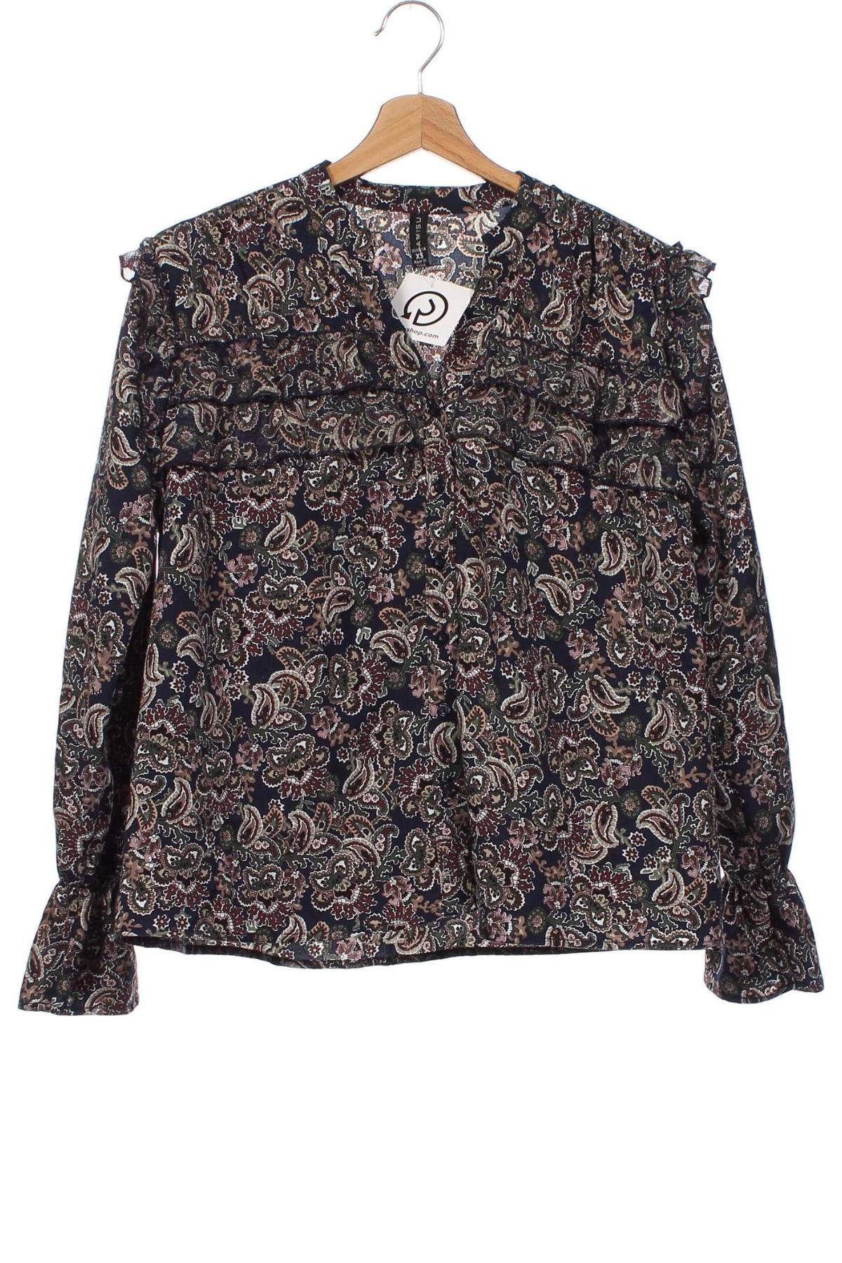 Γυναικείο πουκάμισο Amisu, Μέγεθος XS, Χρώμα Πολύχρωμο, Τιμή 4,33 €