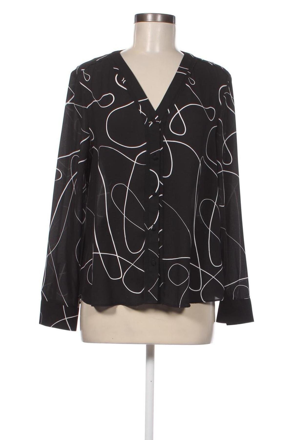 Γυναικείο πουκάμισο Calvin Klein, Μέγεθος M, Χρώμα Μαύρο, Τιμή 30,93 €