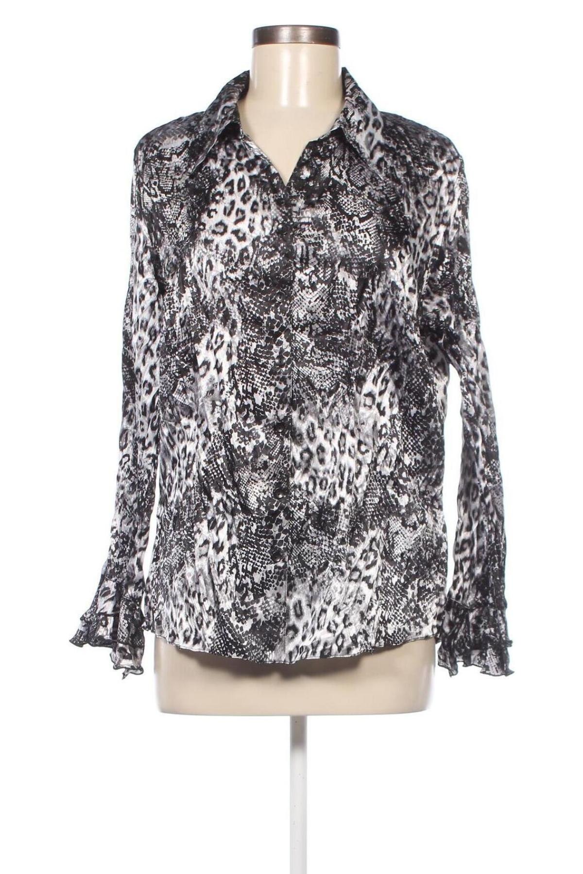 Γυναικείο πουκάμισο Canda, Μέγεθος L, Χρώμα Πολύχρωμο, Τιμή 4,02 €