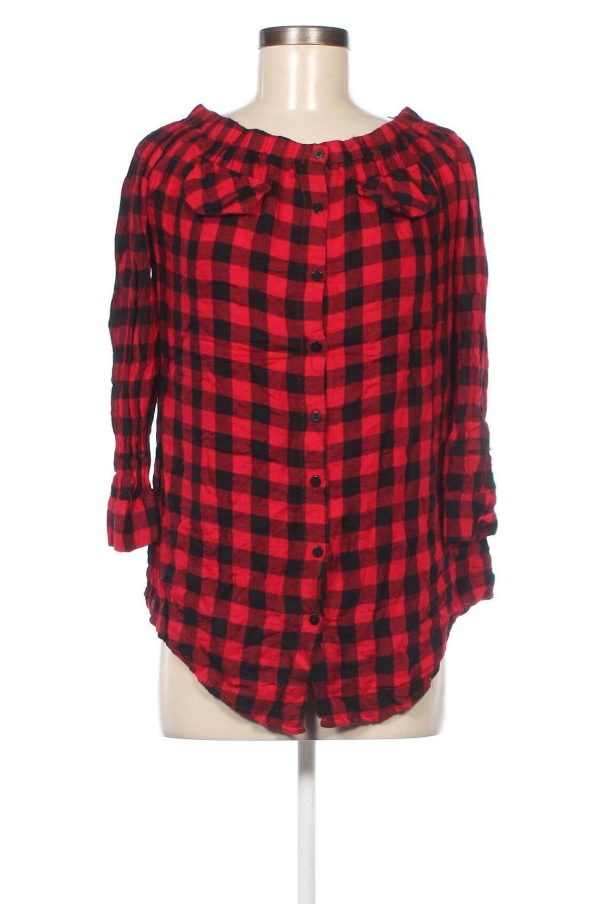 Γυναικείο πουκάμισο Colloseum, Μέγεθος S, Χρώμα Κόκκινο, Τιμή 4,64 €