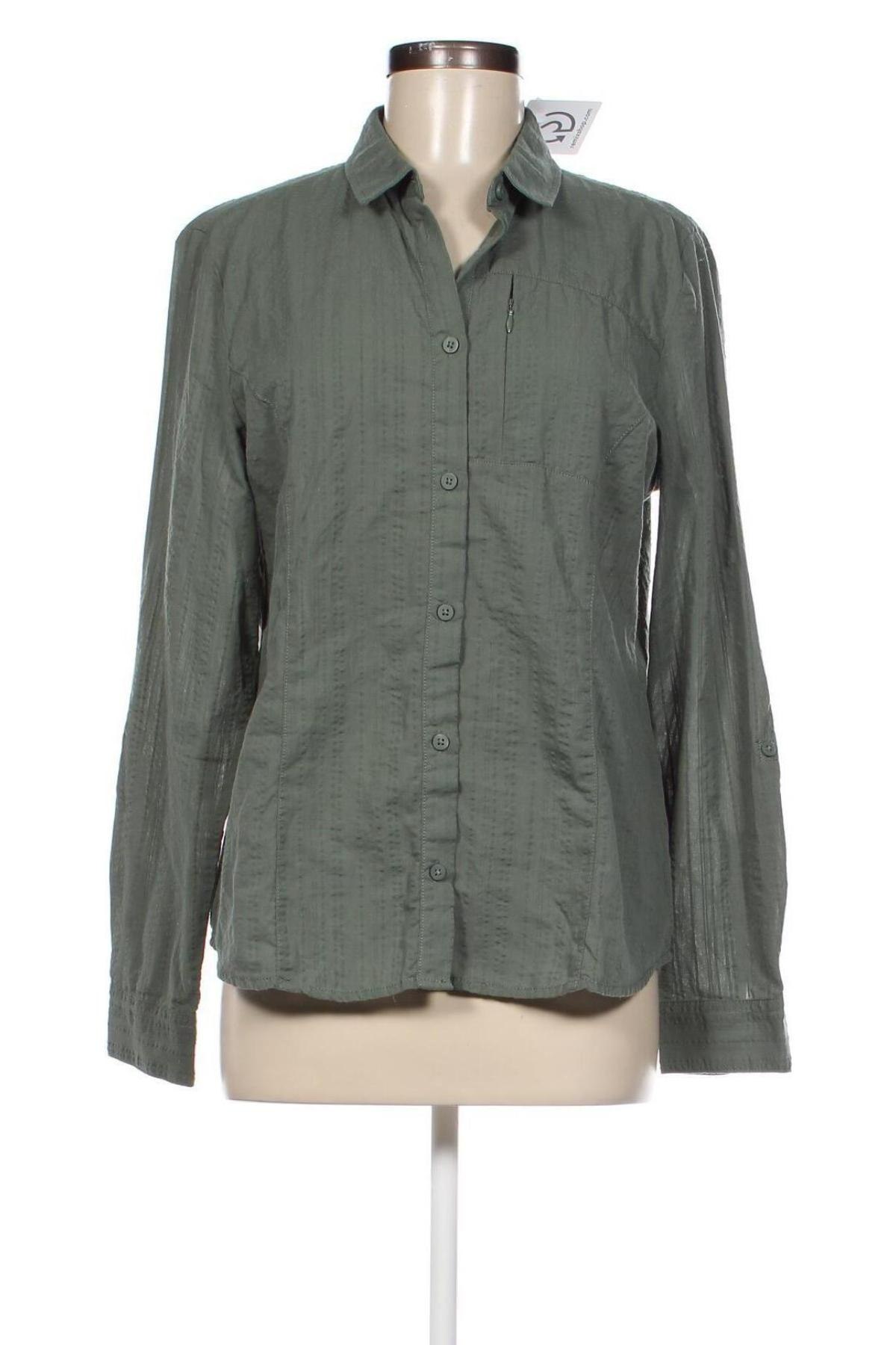 Γυναικείο πουκάμισο Crane, Μέγεθος M, Χρώμα Πράσινο, Τιμή 4,64 €