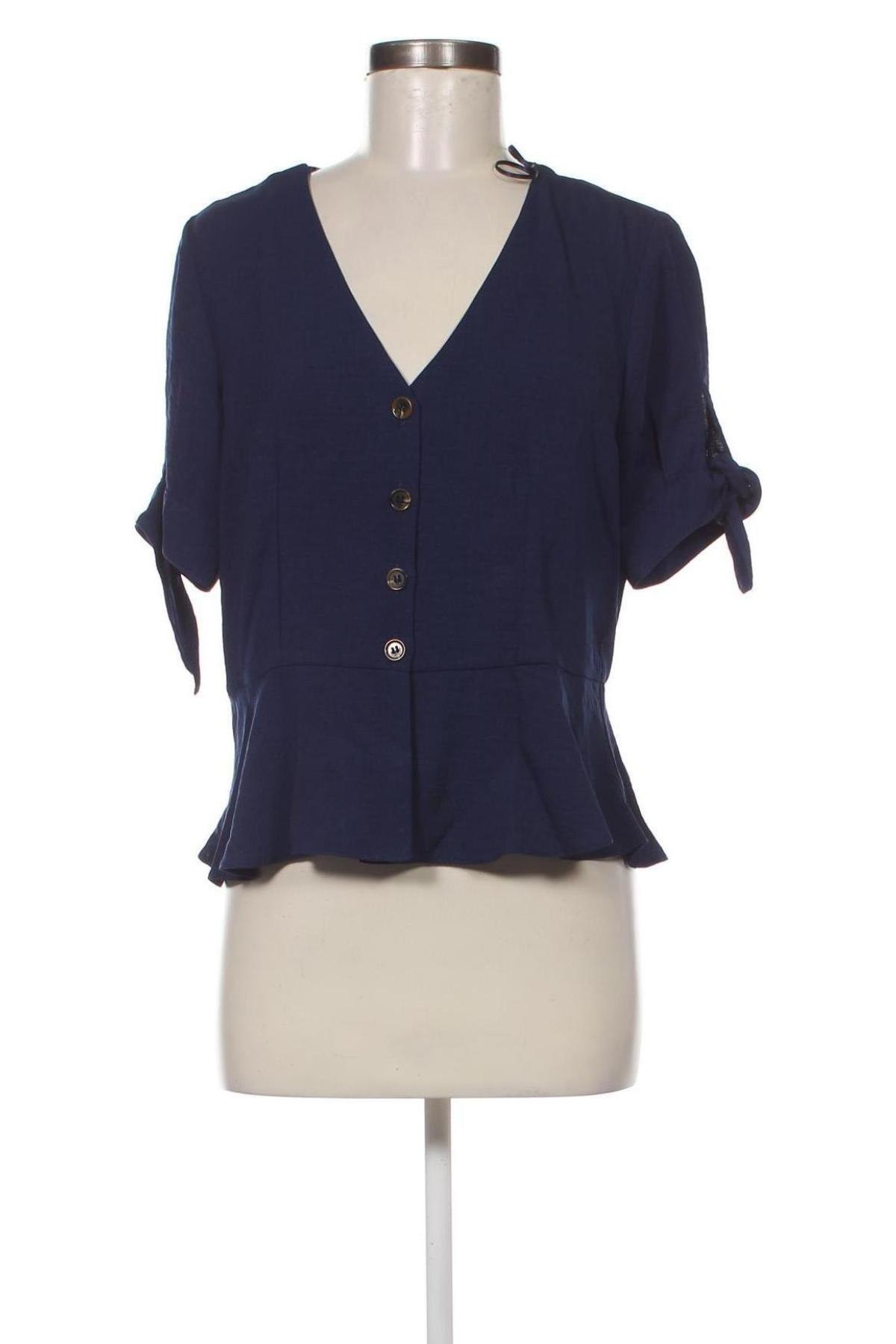 Γυναικείο πουκάμισο Etam, Μέγεθος XS, Χρώμα Μπλέ, Τιμή 5,95 €