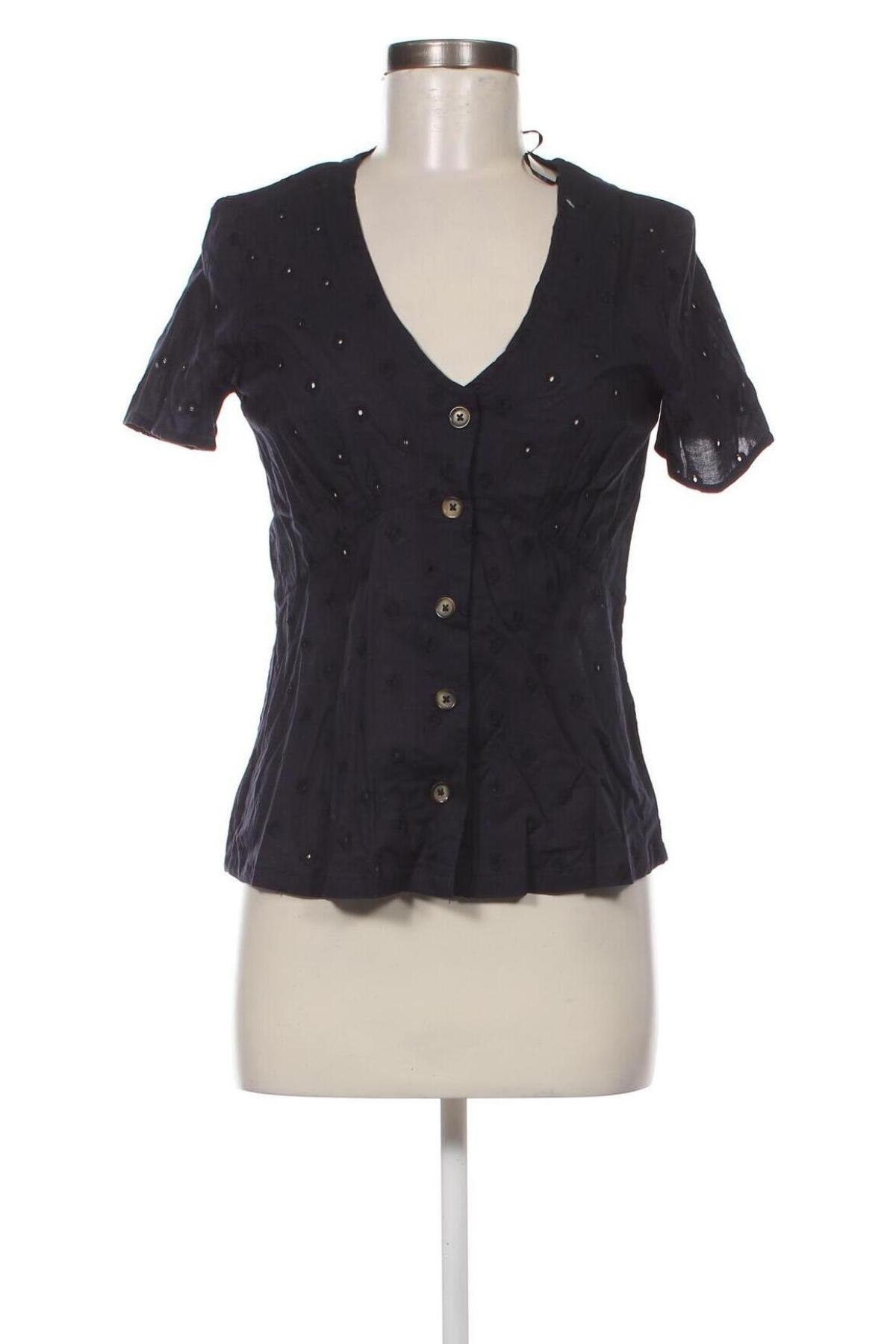 Γυναικείο πουκάμισο Etam, Μέγεθος S, Χρώμα Μπλέ, Τιμή 6,75 €