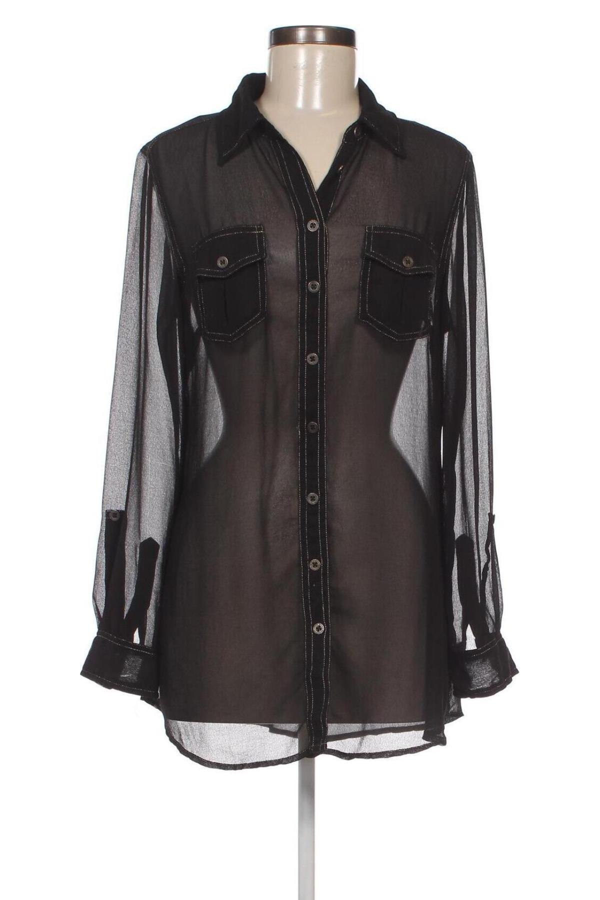 Дамска риза Gina Benotti, Размер M, Цвят Черен, Цена 6,00 лв.