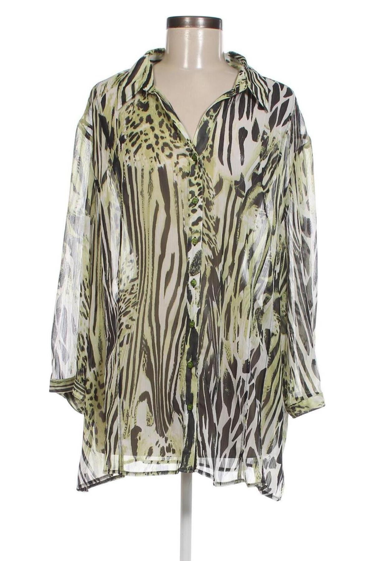 Дамска риза Gina Laura, Размер XXL, Цвят Многоцветен, Цена 31,96 лв.