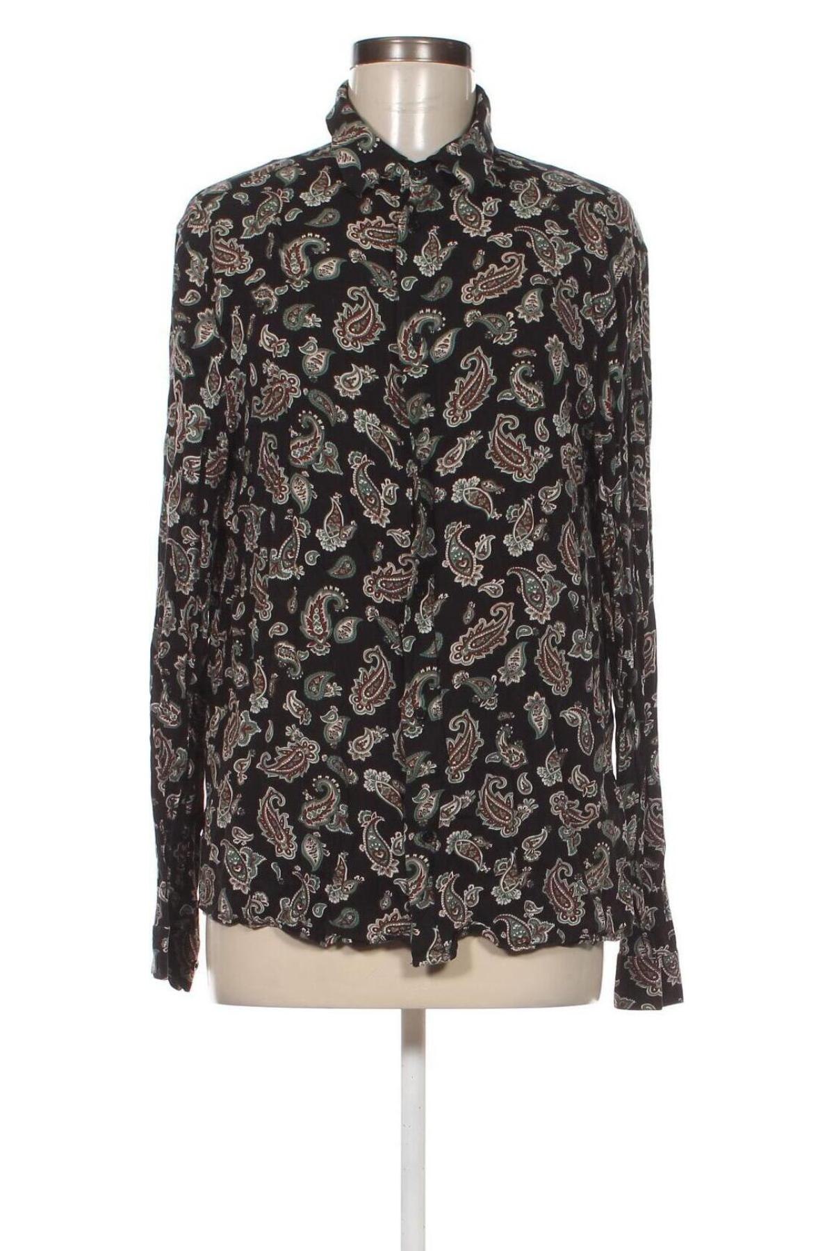 Γυναικείο πουκάμισο H&M, Μέγεθος M, Χρώμα Πολύχρωμο, Τιμή 3,80 €