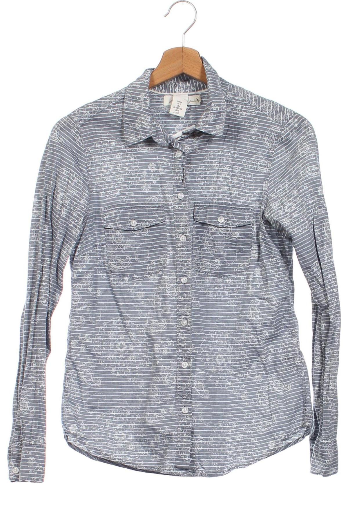 Dámska košeľa  H&M, Veľkosť XS, Farba Sivá, Cena  3,84 €