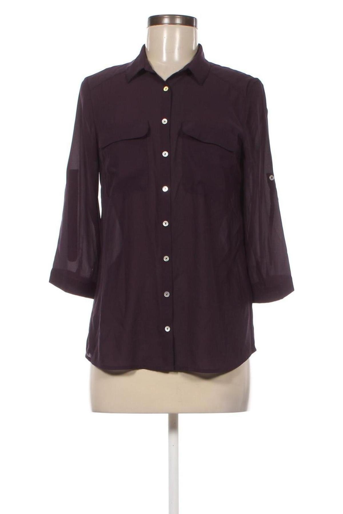 Γυναικείο πουκάμισο H&M, Μέγεθος S, Χρώμα Βιολετί, Τιμή 3,85 €