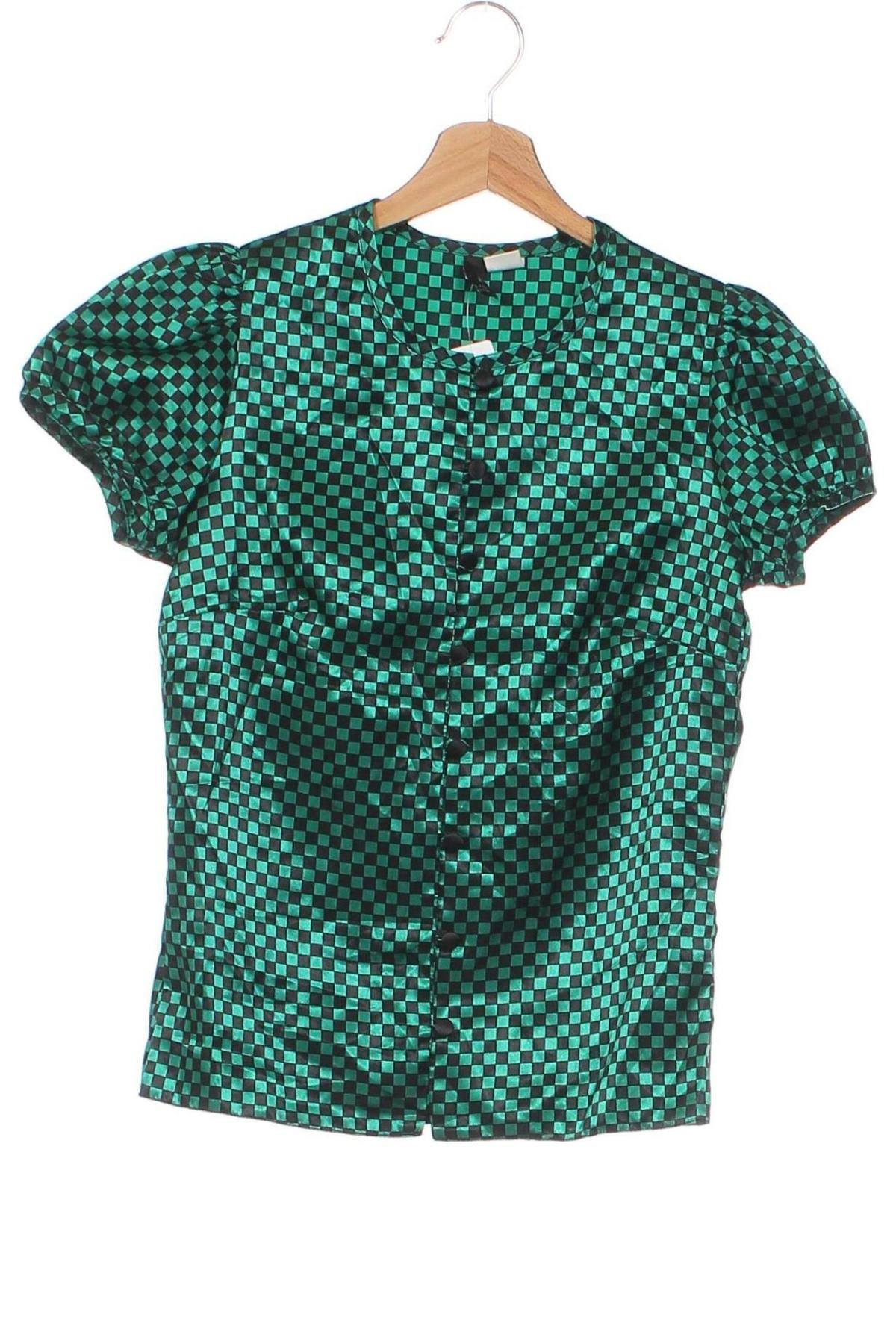 Γυναικείο πουκάμισο H&M Divided, Μέγεθος XS, Χρώμα Πολύχρωμο, Τιμή 3,84 €