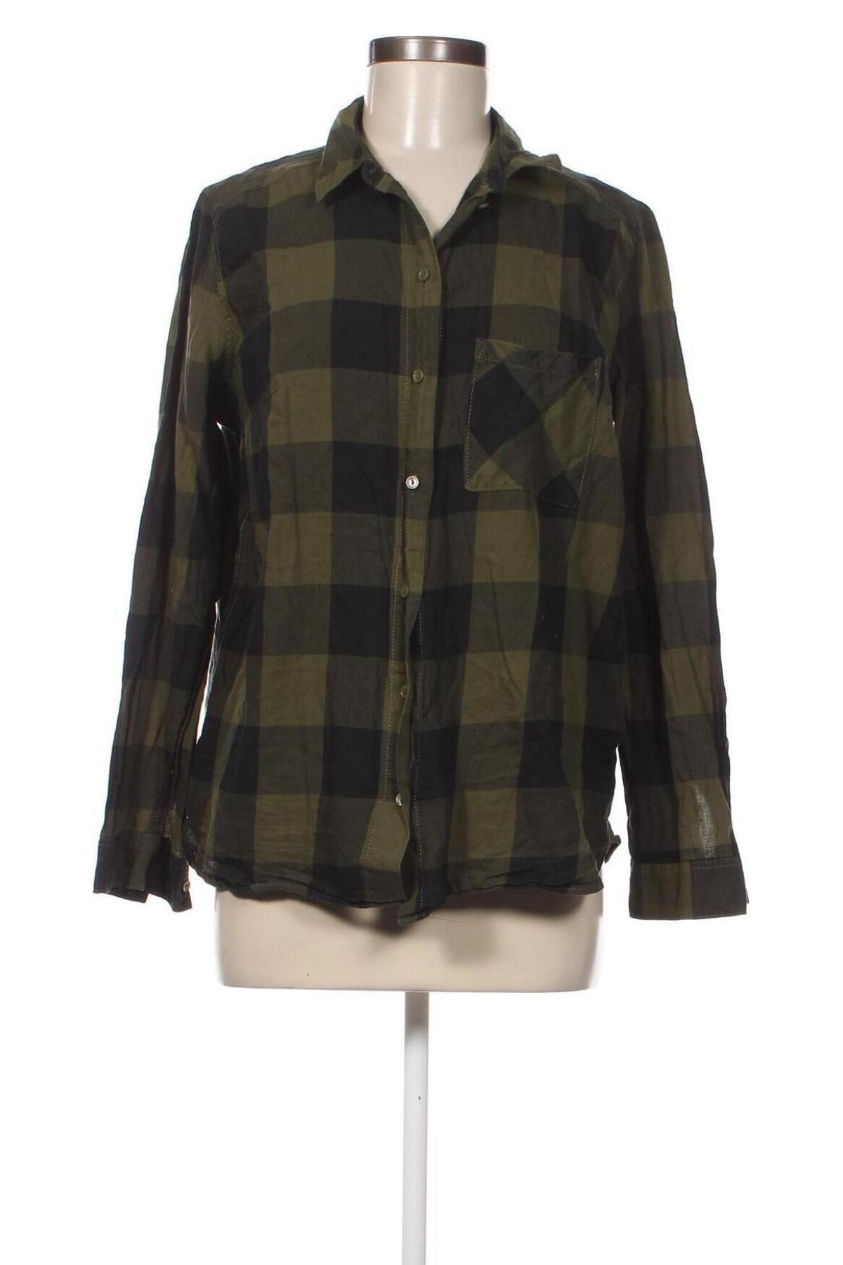 Γυναικείο πουκάμισο H&M Divided, Μέγεθος M, Χρώμα Πράσινο, Τιμή 7,02 €
