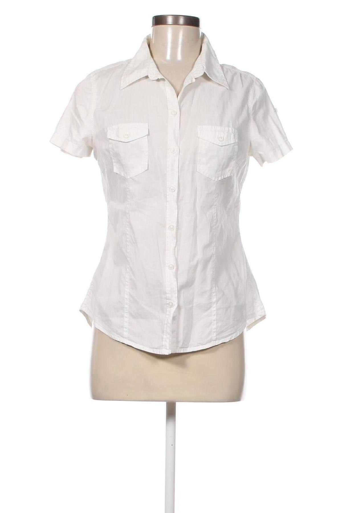 Дамска риза H&M L.O.G.G., Размер S, Цвят Бял, Цена 13,48 лв.