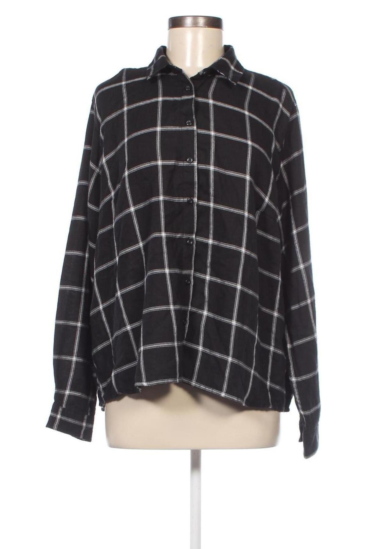 Γυναικείο πουκάμισο Janina, Μέγεθος XXL, Χρώμα Μαύρο, Τιμή 7,11 €