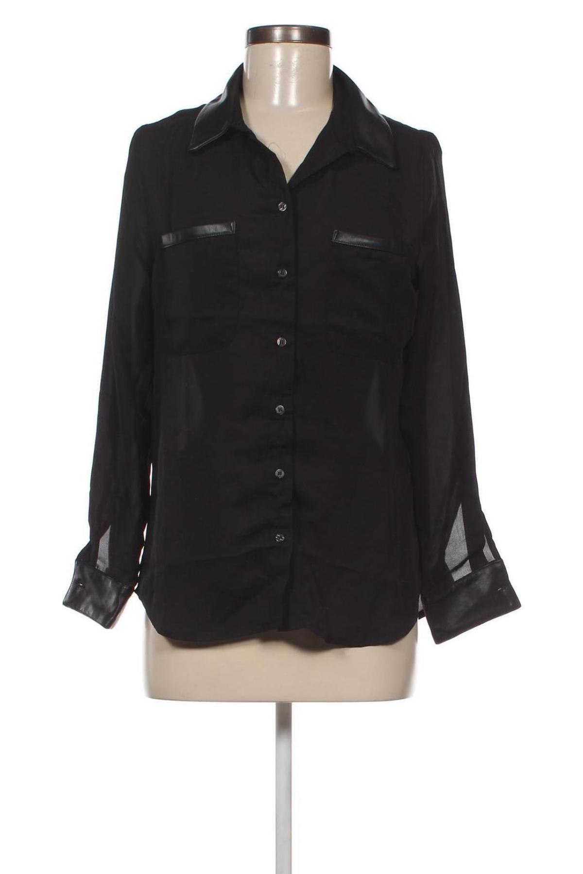 Γυναικείο πουκάμισο Laundry By Shelli Segal, Μέγεθος XS, Χρώμα Μαύρο, Τιμή 15,14 €