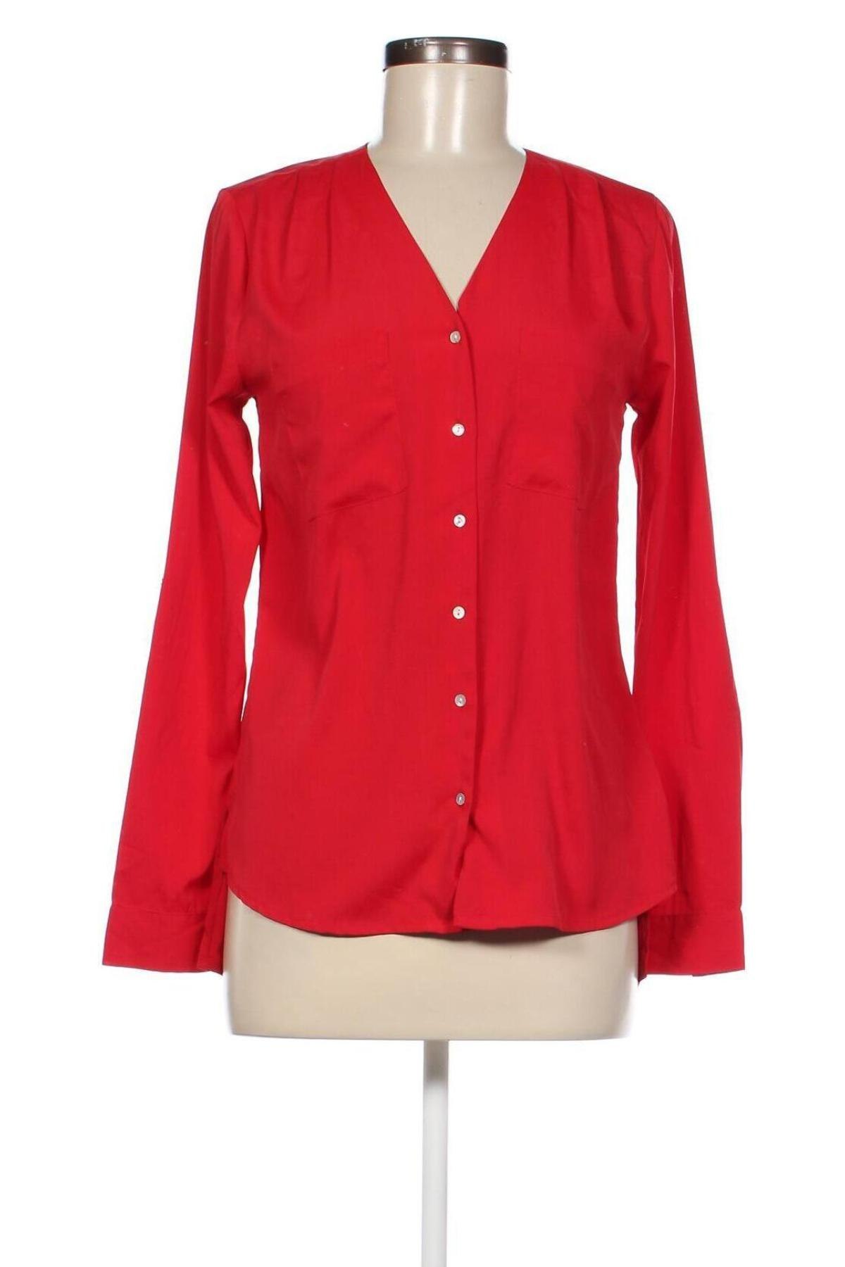 Γυναικείο πουκάμισο Livre, Μέγεθος XS, Χρώμα Κόκκινο, Τιμή 4,02 €