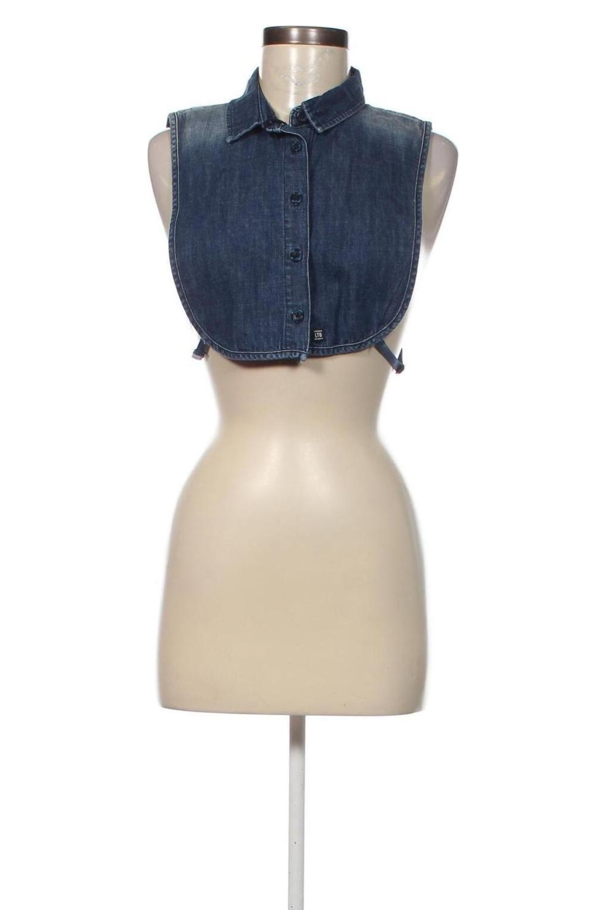 Γυναικείο πουκάμισο Ltb, Μέγεθος L, Χρώμα Μπλέ, Τιμή 11,82 €