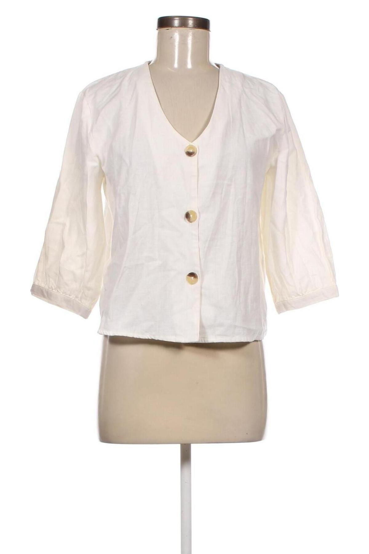 Γυναικείο πουκάμισο Mango, Μέγεθος M, Χρώμα Λευκό, Τιμή 13,84 €
