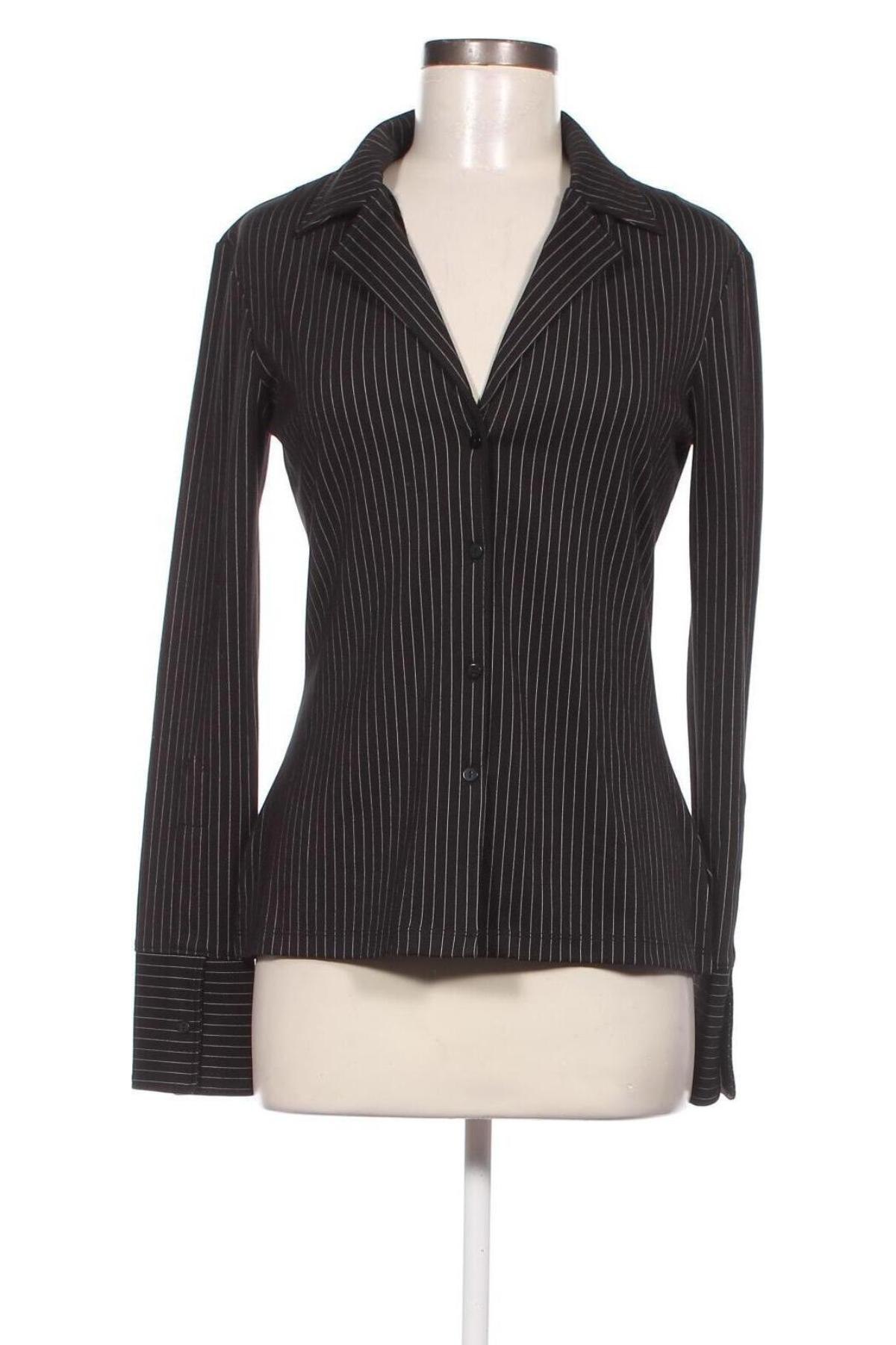 Γυναικείο πουκάμισο Mango, Μέγεθος M, Χρώμα Μαύρο, Τιμή 11,19 €