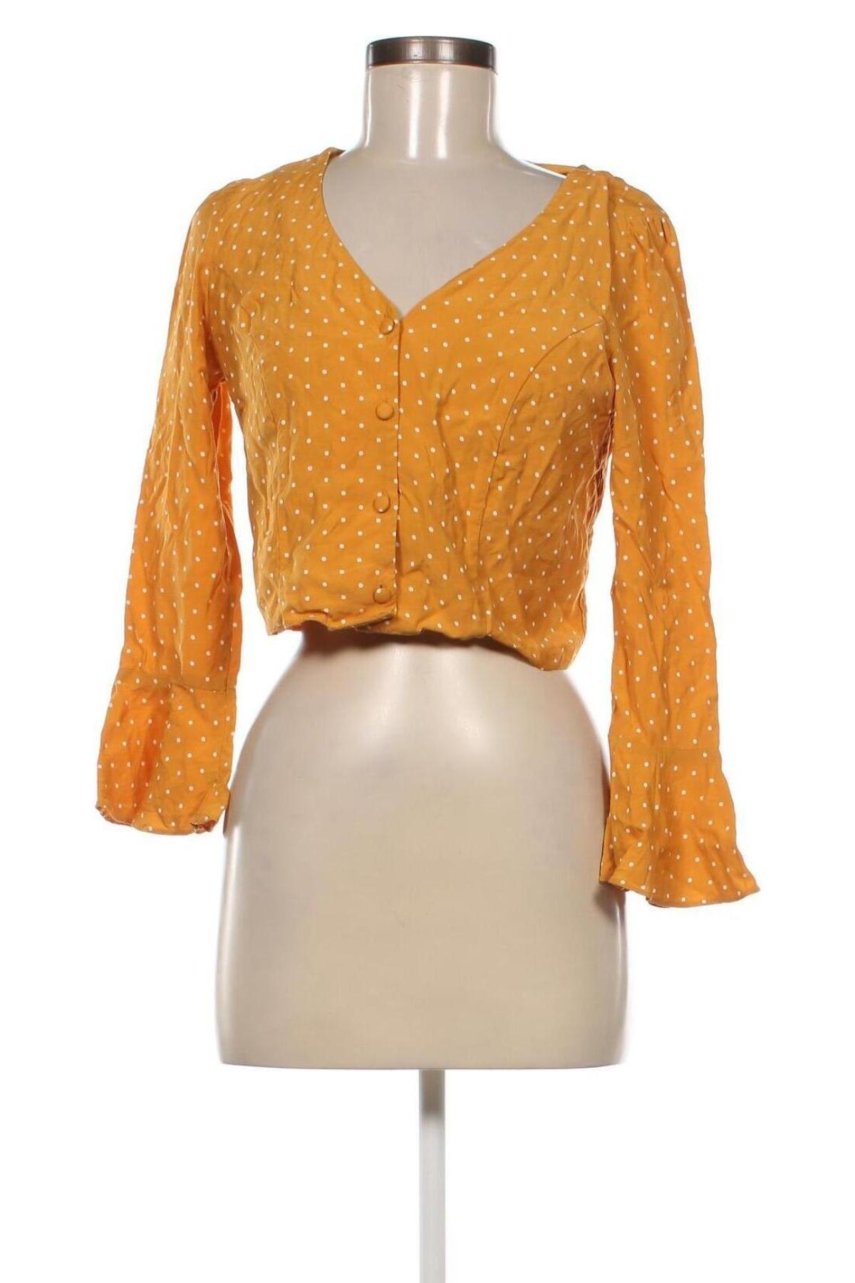 Дамска риза Miss Selfridge, Размер M, Цвят Жълт, Цена 13,60 лв.
