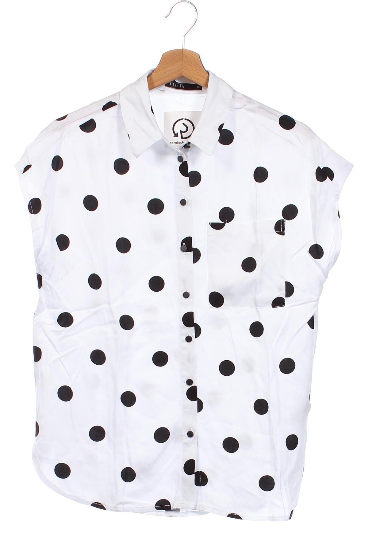 Дамска риза Mohito, Размер XS, Цвят Бял, Цена 25,09 лв.