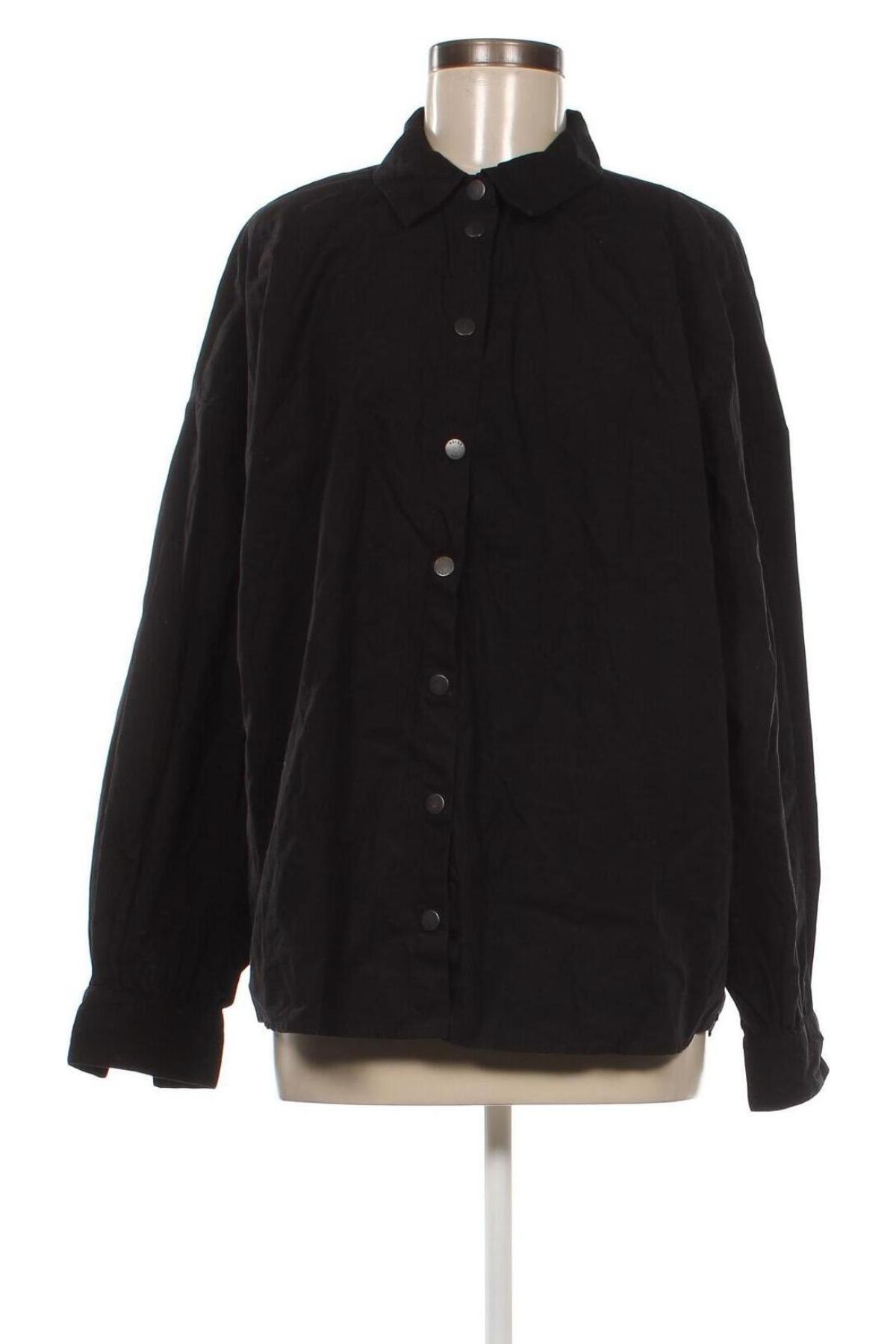 Γυναικείο πουκάμισο Noisy May, Μέγεθος L, Χρώμα Μαύρο, Τιμή 2,94 €