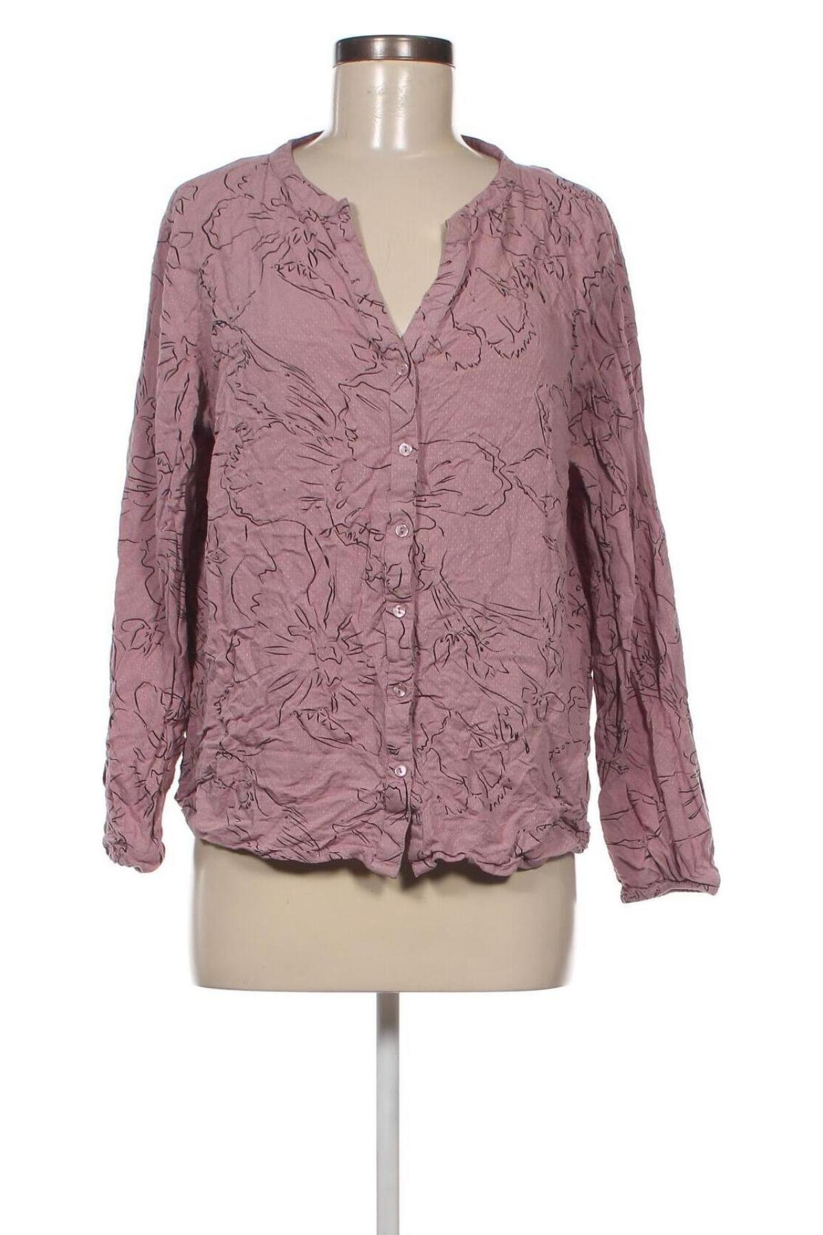 Γυναικείο πουκάμισο Ofelia, Μέγεθος XL, Χρώμα Ρόζ , Τιμή 12,83 €