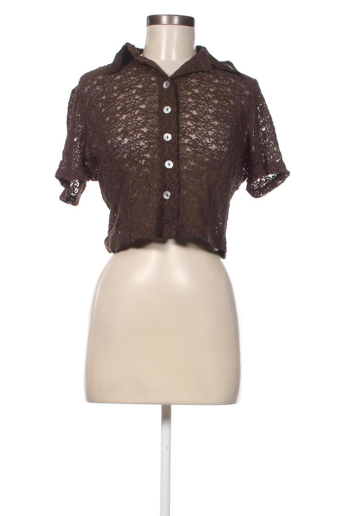 Dámska košeľa  Rococo, Veľkosť L, Farba Hnedá, Cena  2,53 €