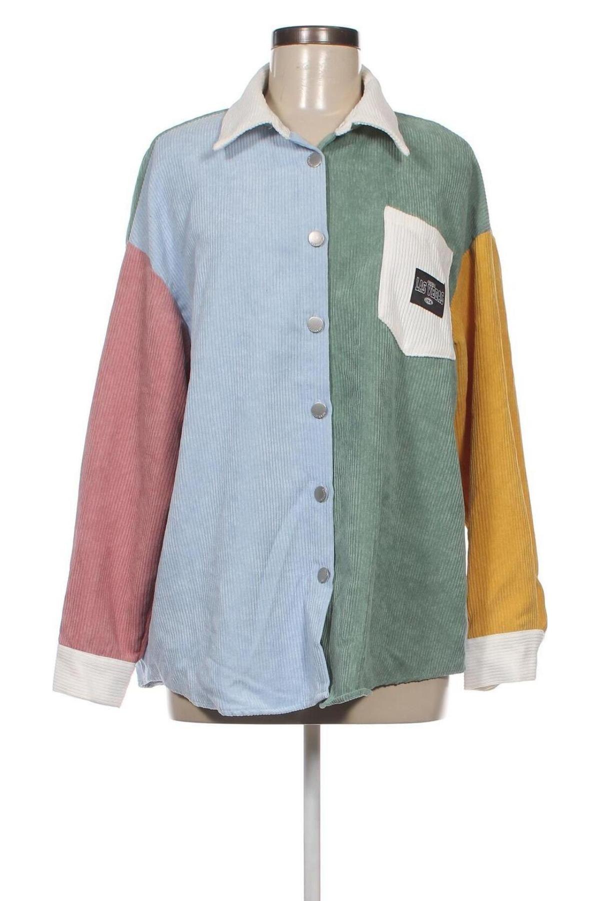 Дамска риза SHEIN, Размер M, Цвят Многоцветен, Цена 25,00 лв.