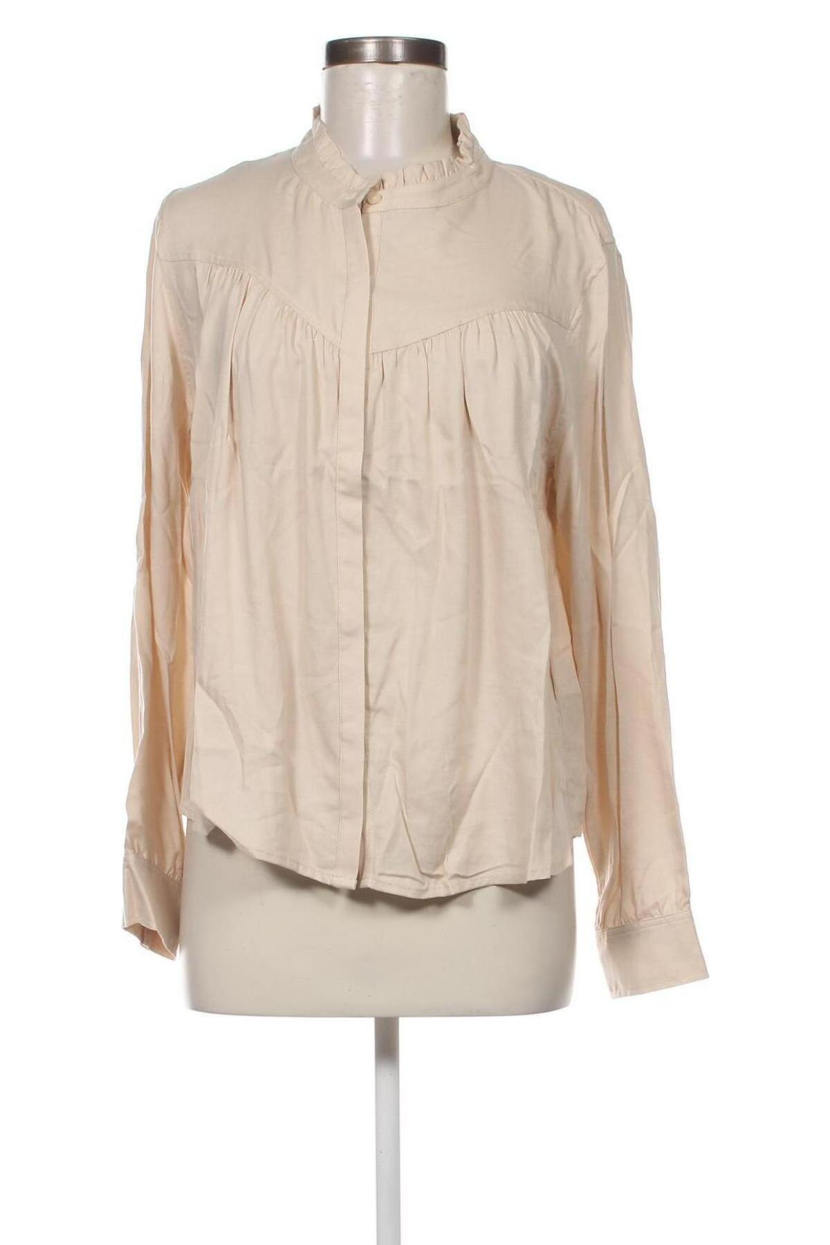 Γυναικείο πουκάμισο See U Soon, Μέγεθος M, Χρώμα  Μπέζ, Τιμή 13,89 €