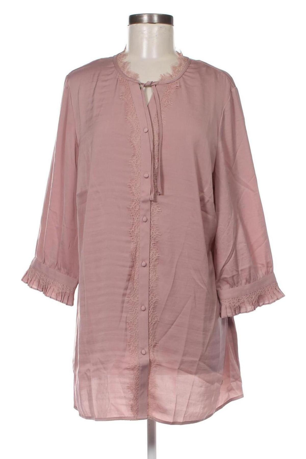 Γυναικείο πουκάμισο Sheego, Μέγεθος XL, Χρώμα Ρόζ , Τιμή 22,62 €