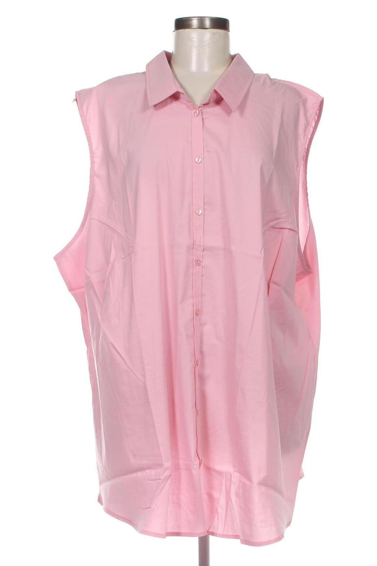 Дамска риза Sheego, Размер 5XL, Цвят Розов, Цена 32,34 лв.
