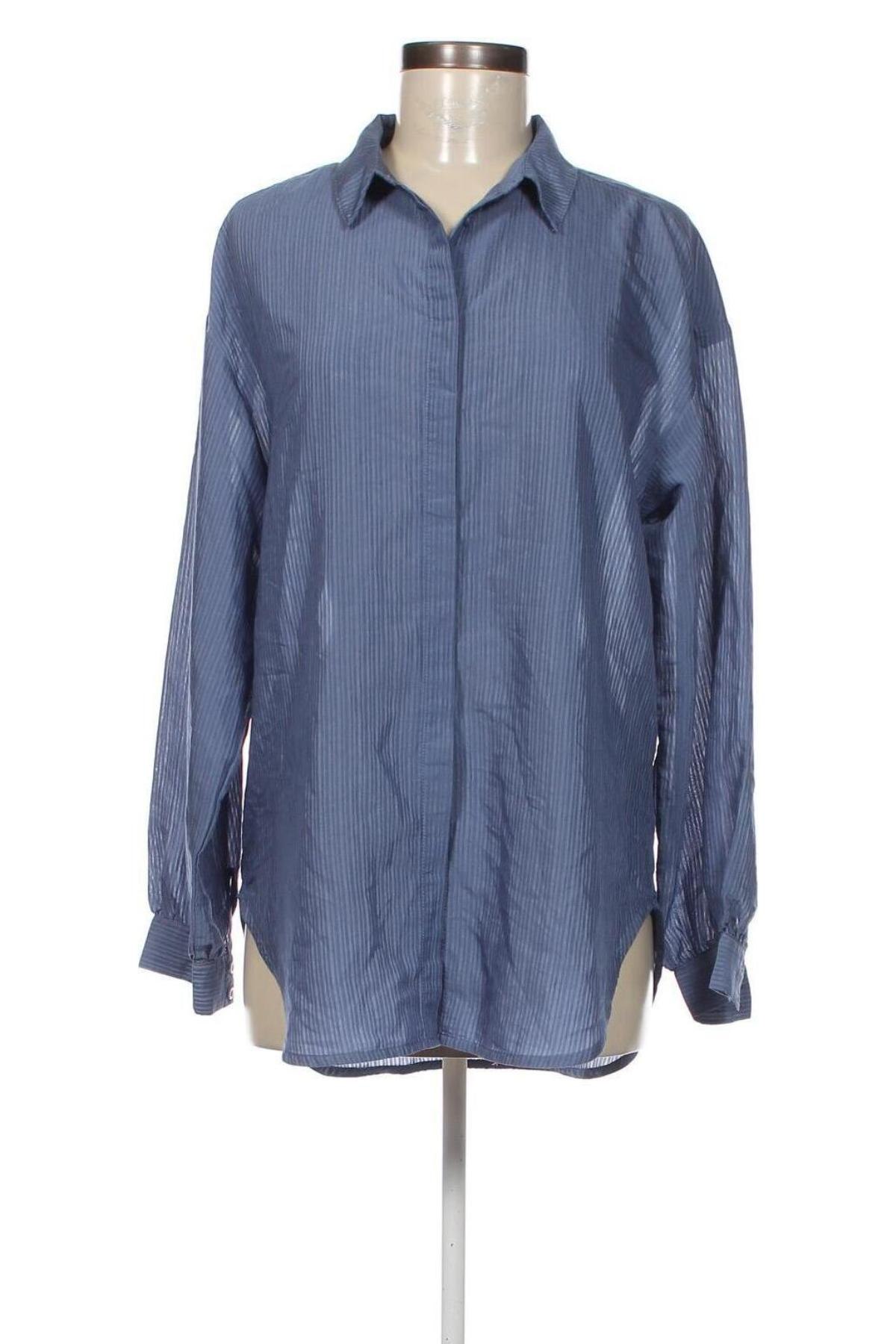 Γυναικείο πουκάμισο Soft Rebels, Μέγεθος S, Χρώμα Μπλέ, Τιμή 14,17 €