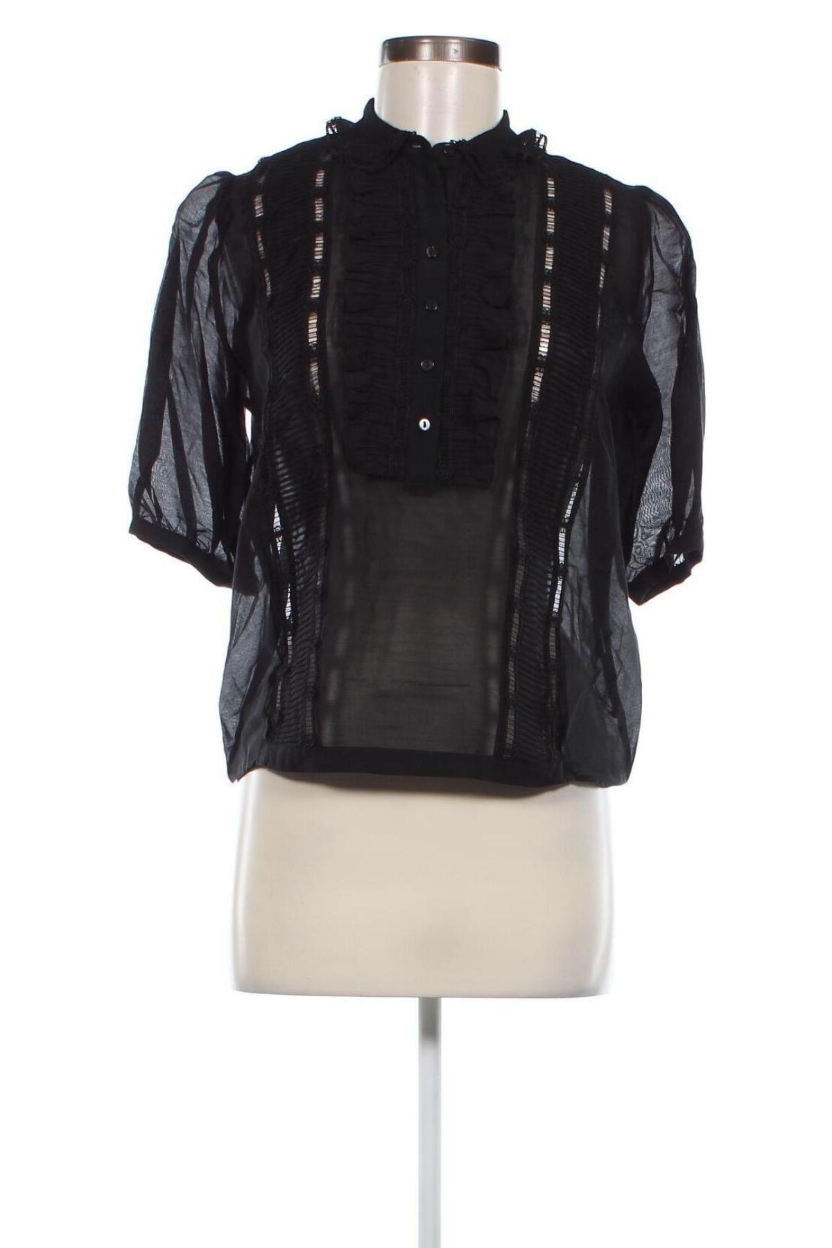 Дамска блуза The Kooples, Размер S, Цвят Черен, Цена 208,39 лв.