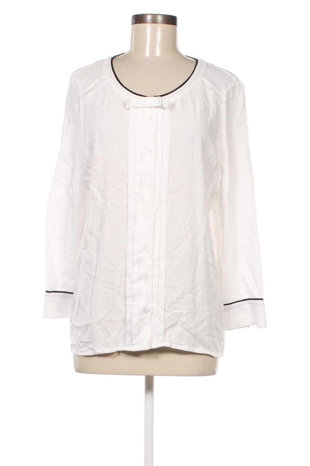 Γυναικείο πουκάμισο Tom Tailor, Μέγεθος L, Χρώμα Λευκό, Τιμή 21,03 €