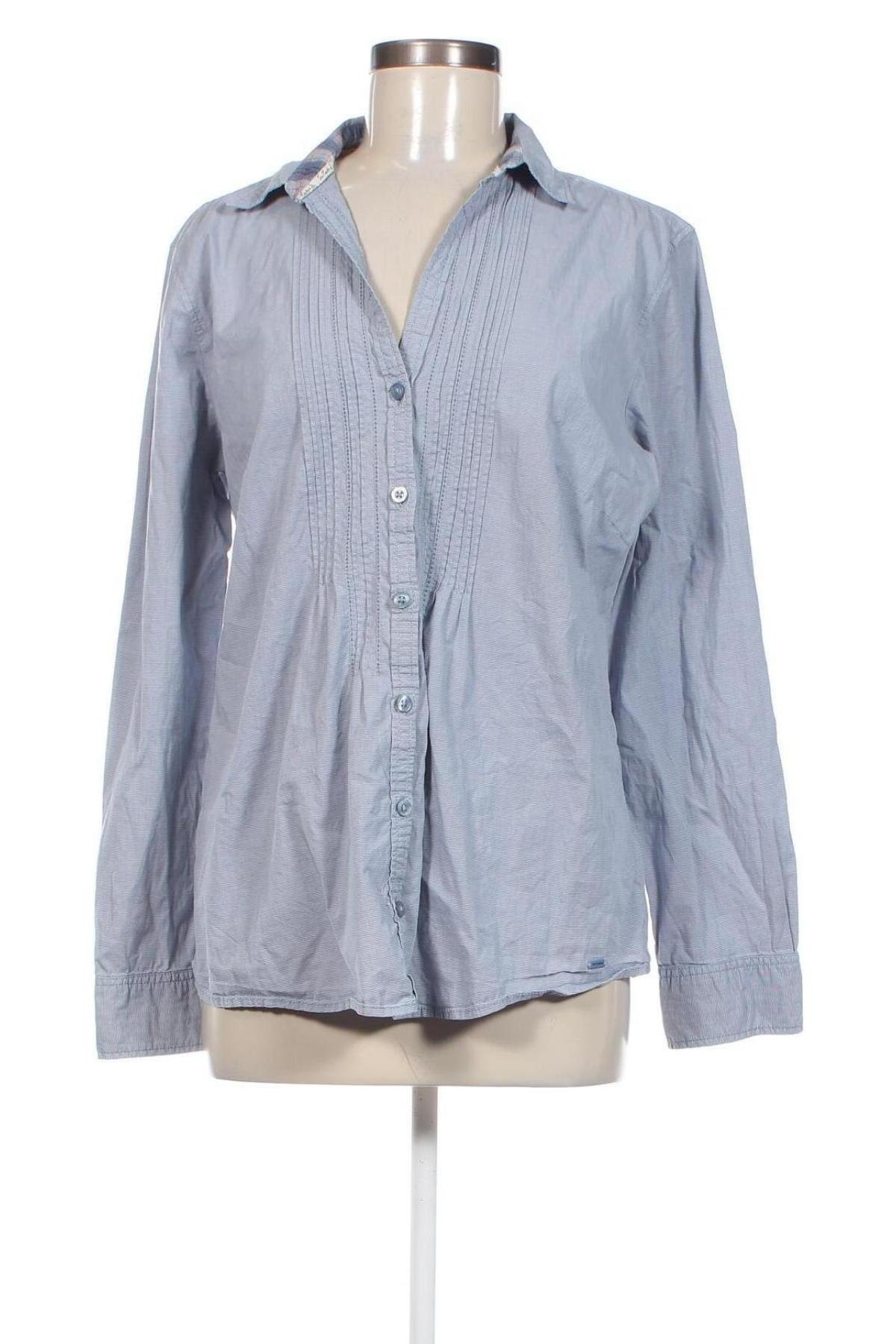Γυναικείο πουκάμισο Tom Tailor, Μέγεθος XL, Χρώμα Μπλέ, Τιμή 19,77 €