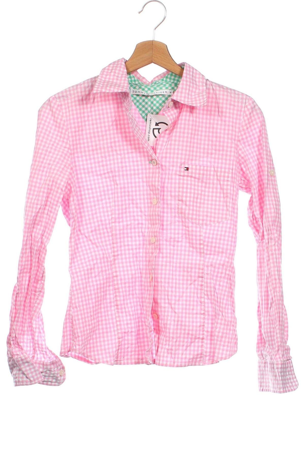 Γυναικείο πουκάμισο Tommy Hilfiger, Μέγεθος XS, Χρώμα Ρόζ , Τιμή 24,17 €