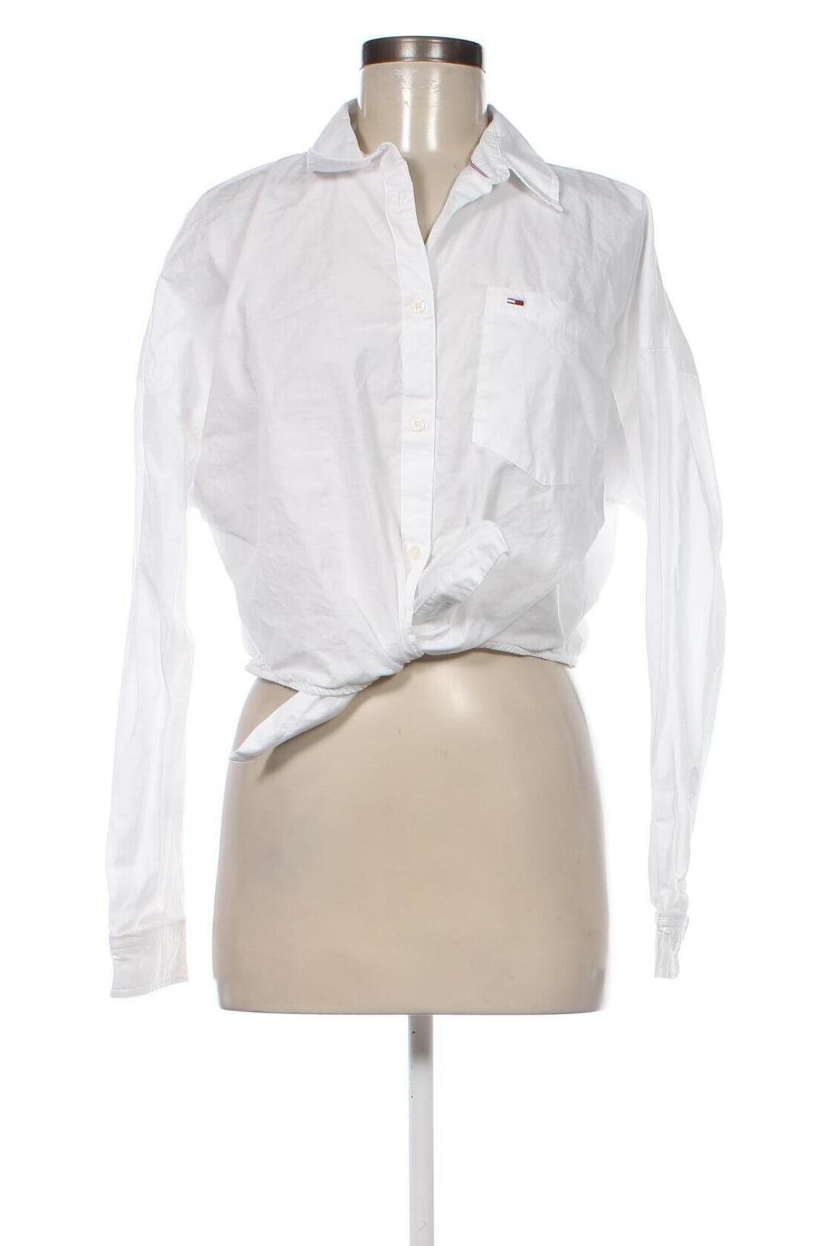 Дамска риза Tommy Jeans, Размер XS, Цвят Бял, Цена 96,60 лв.