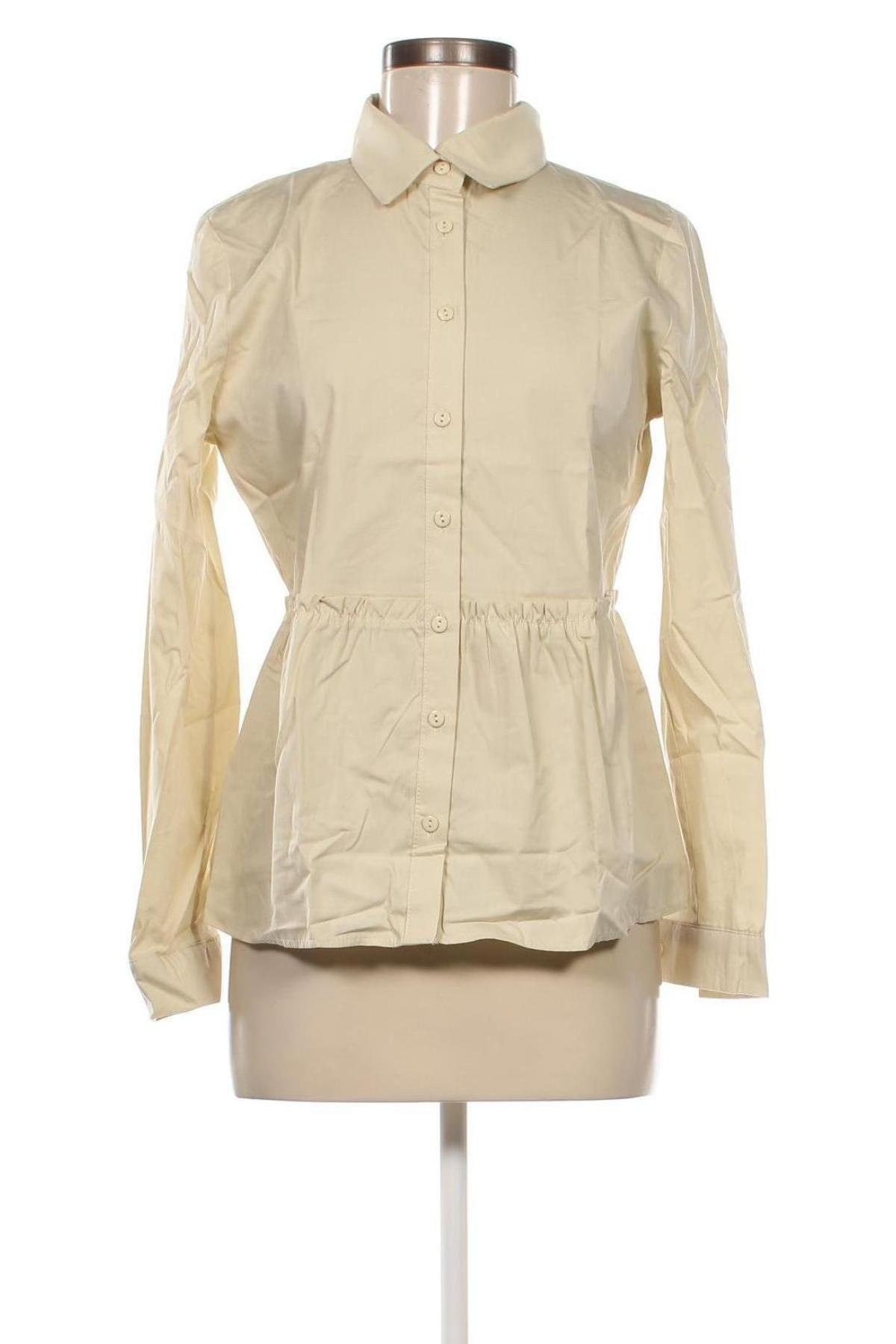 Γυναικείο πουκάμισο Trendyol, Μέγεθος M, Χρώμα Εκρού, Τιμή 5,95 €