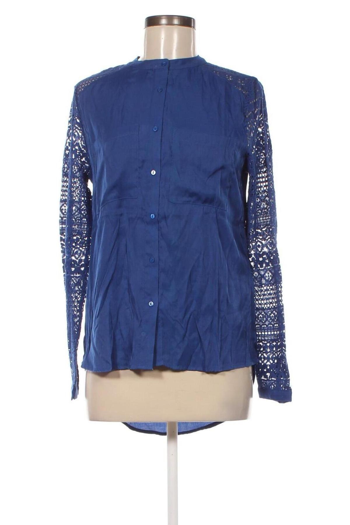 Γυναικείο πουκάμισο VILA, Μέγεθος M, Χρώμα Μπλέ, Τιμή 15,95 €