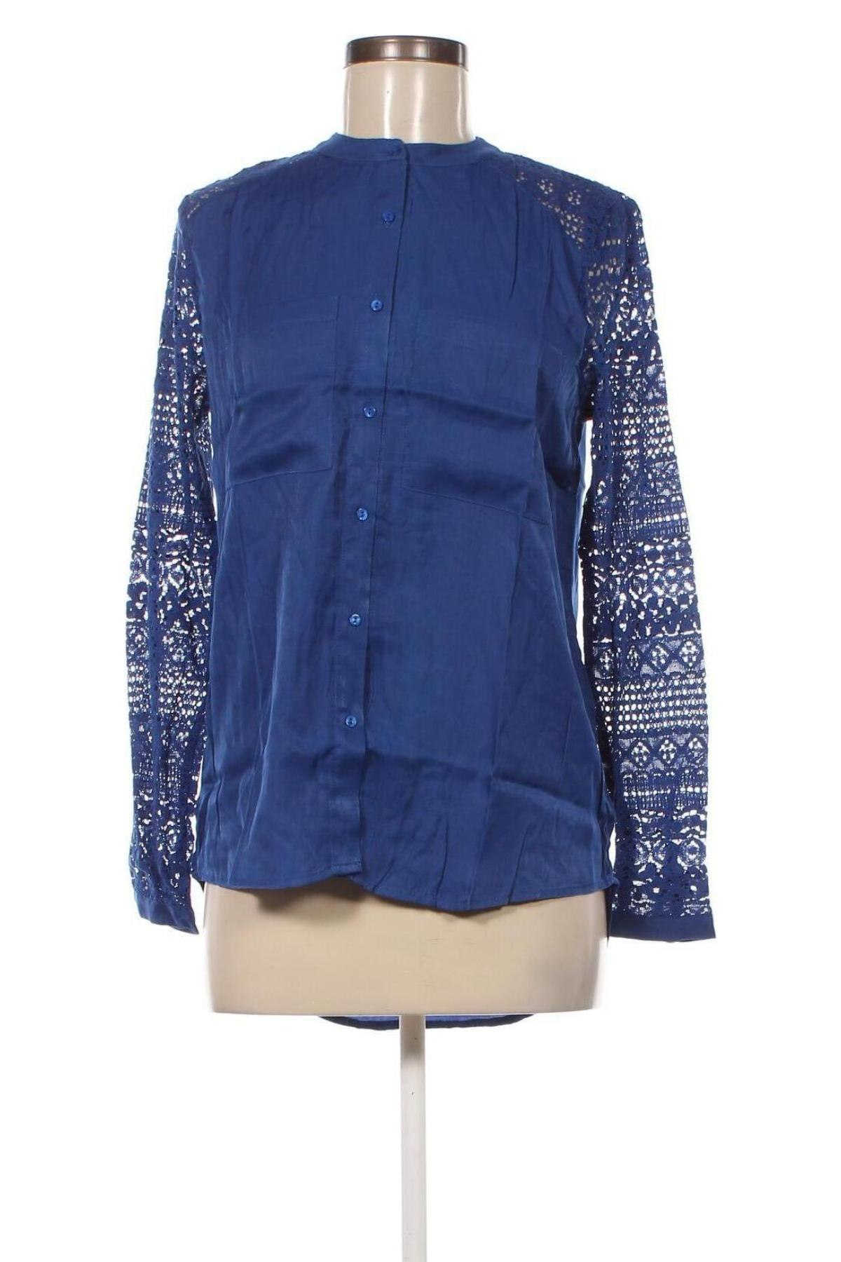 Γυναικείο πουκάμισο VILA, Μέγεθος M, Χρώμα Μπλέ, Τιμή 23,46 €