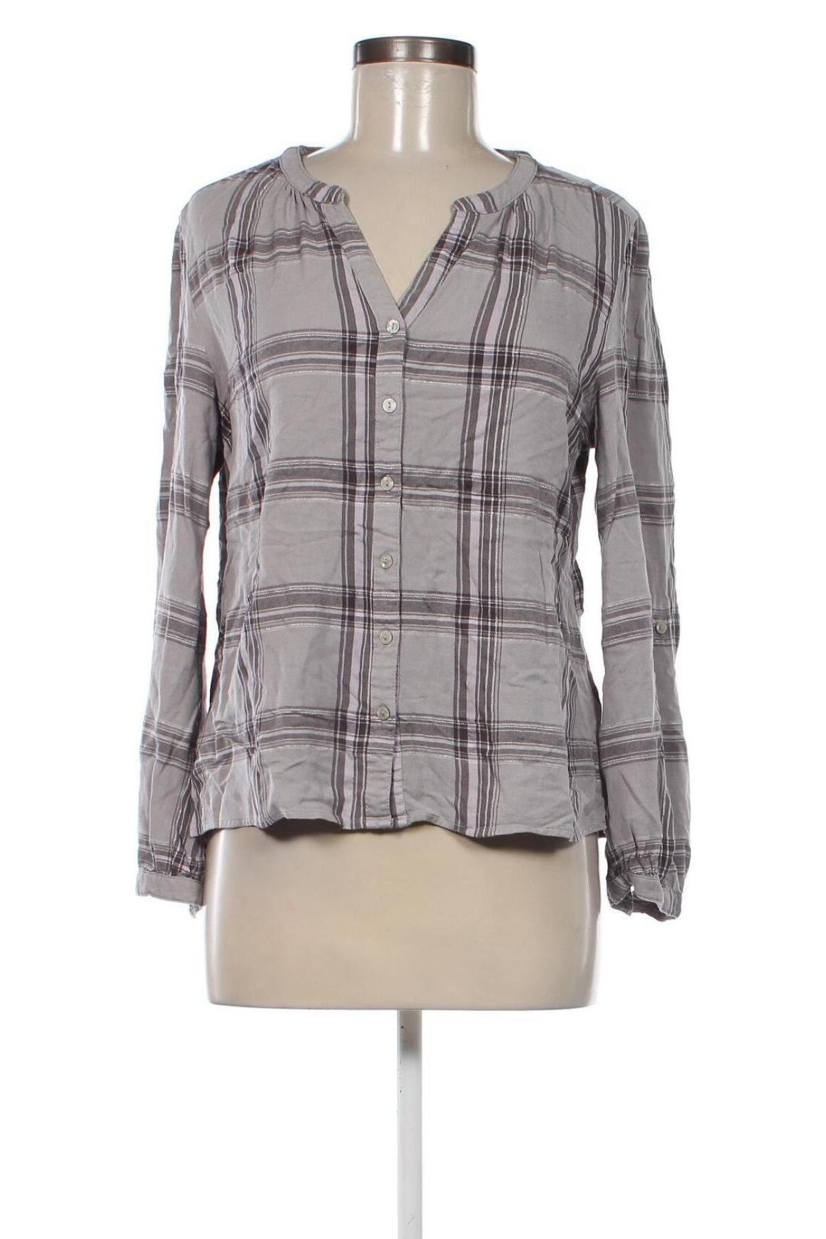 Γυναικείο πουκάμισο Yessica, Μέγεθος L, Χρώμα Γκρί, Τιμή 2,78 €