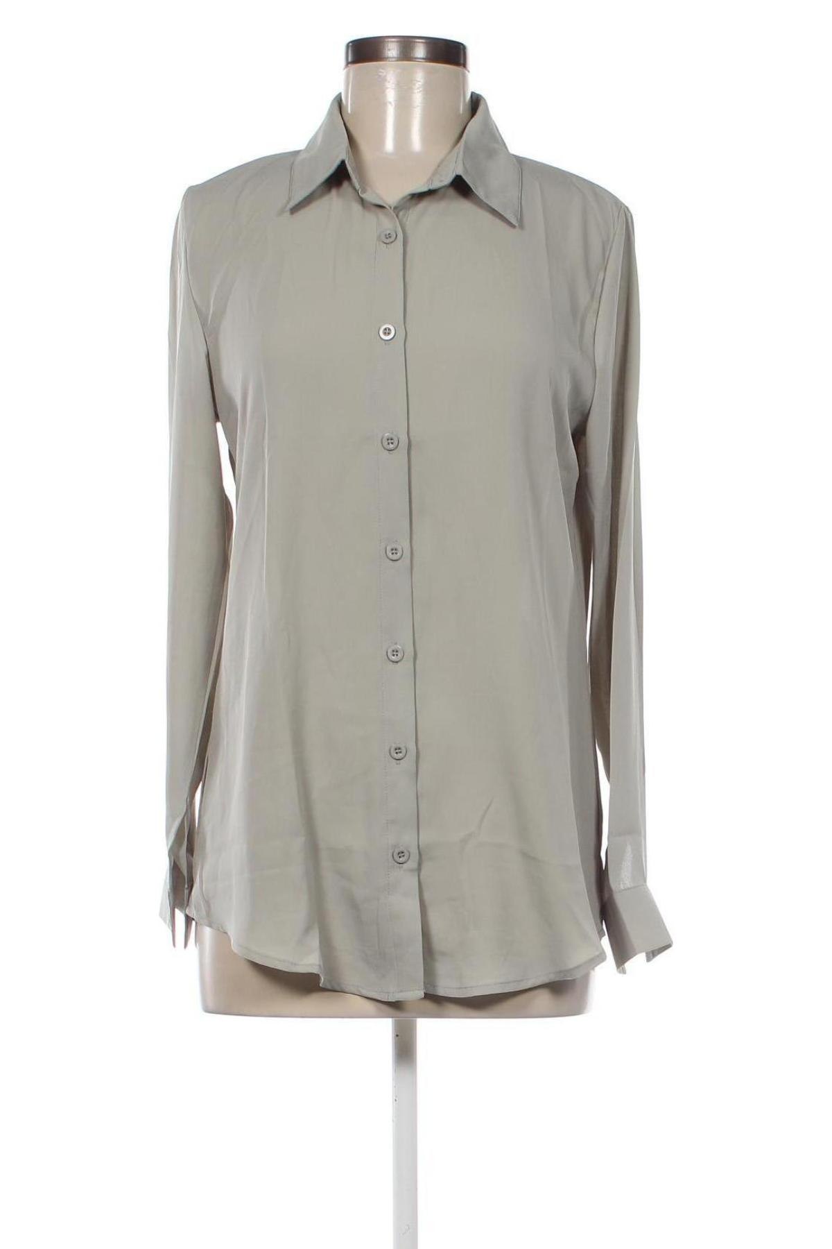 Γυναικείο πουκάμισο Yidarton, Μέγεθος M, Χρώμα Γκρί, Τιμή 6,18 €